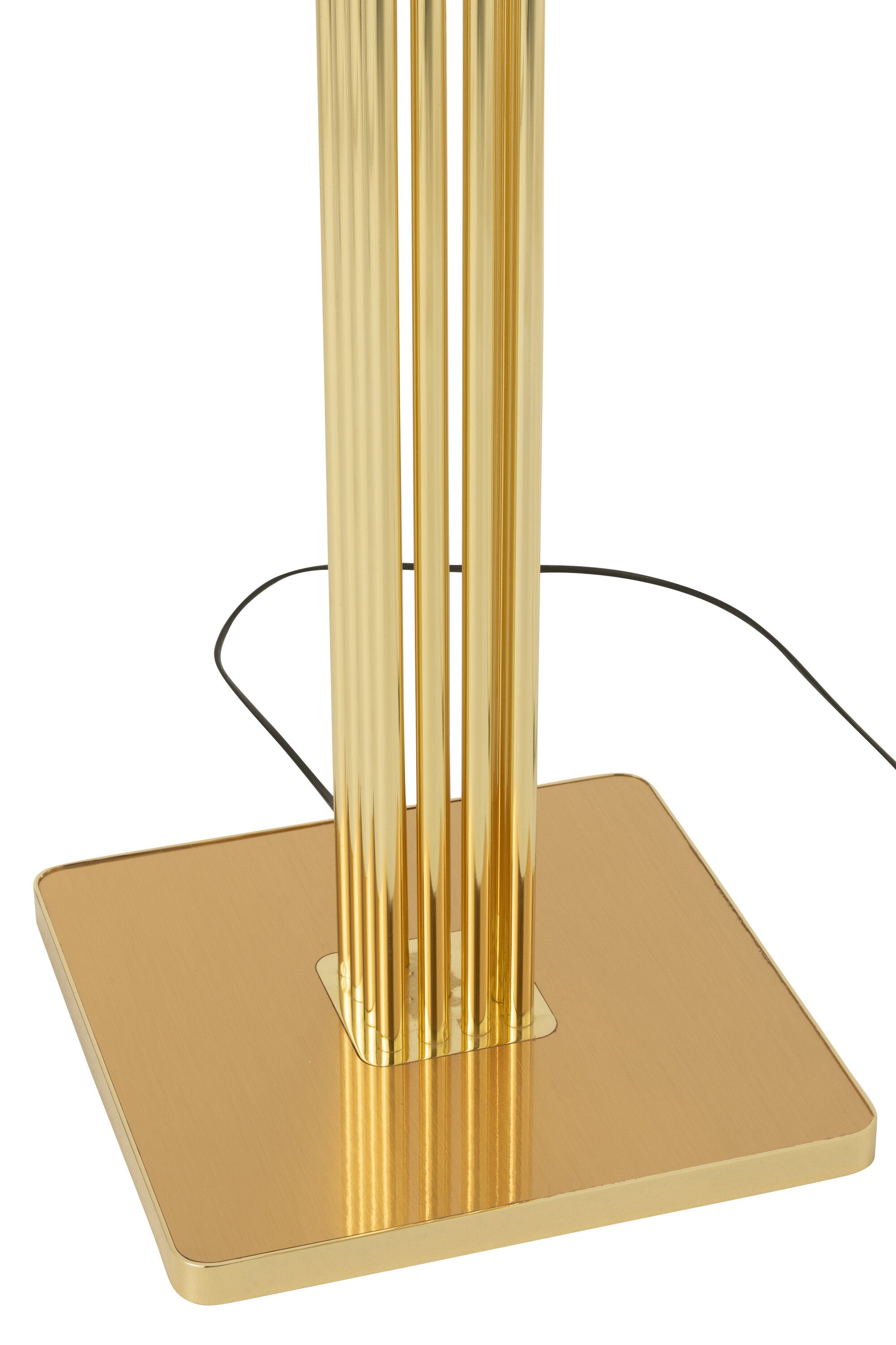 Lampe Moderna Gold Metall/Textil