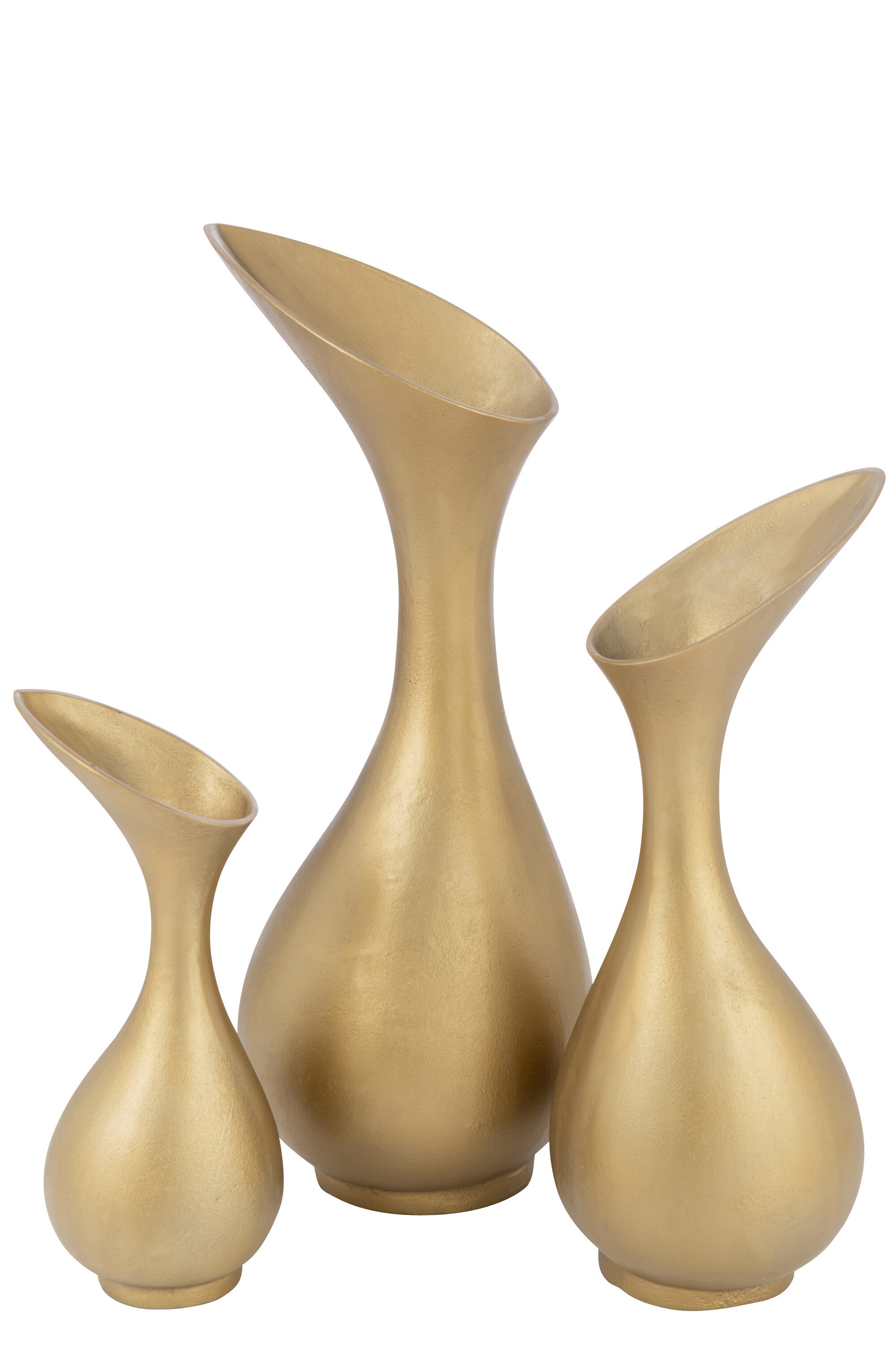 Vase Aluminium Gold Large