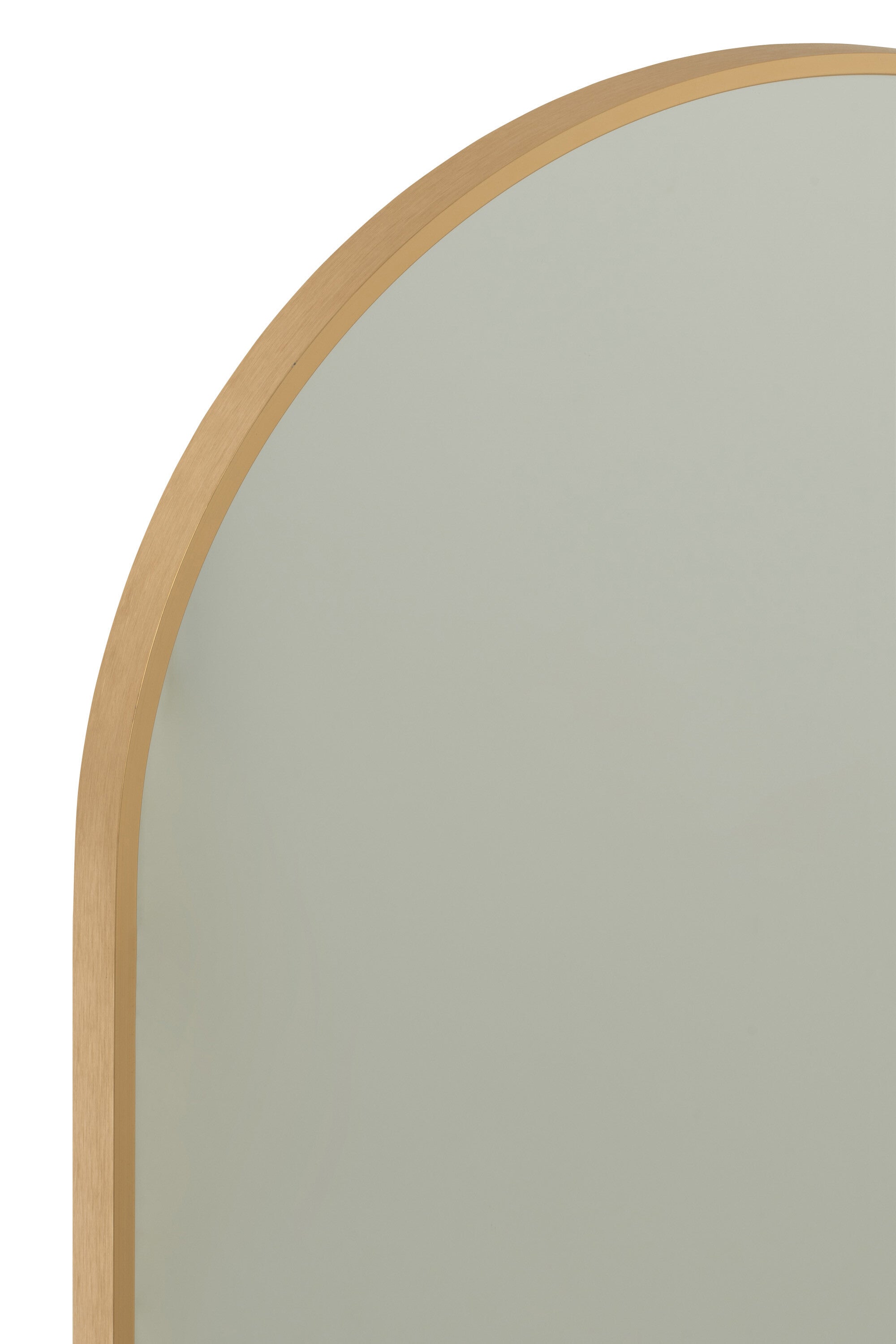 Spiegel Oval mit Goldrand