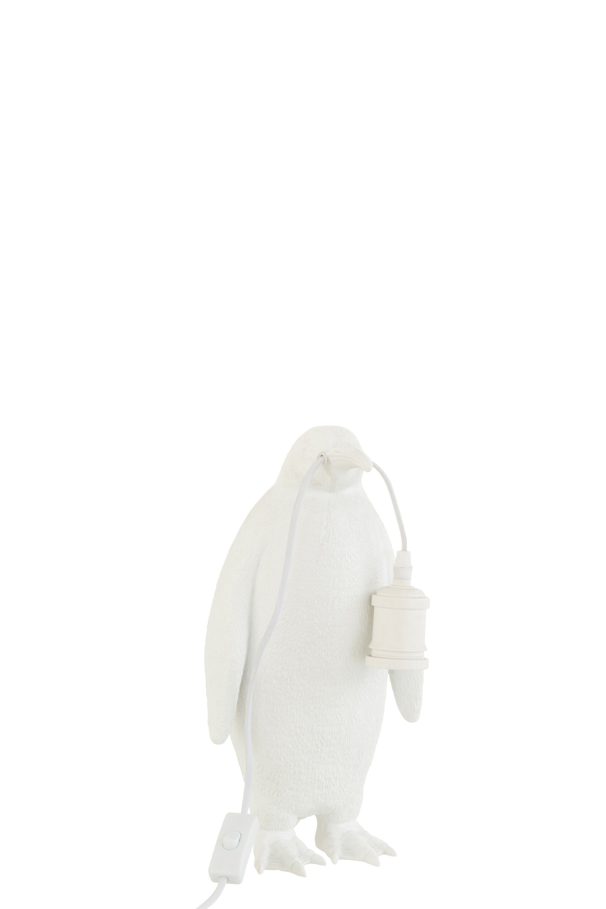 Tischlampe Pinguin 2er Set Resin Weiß Small