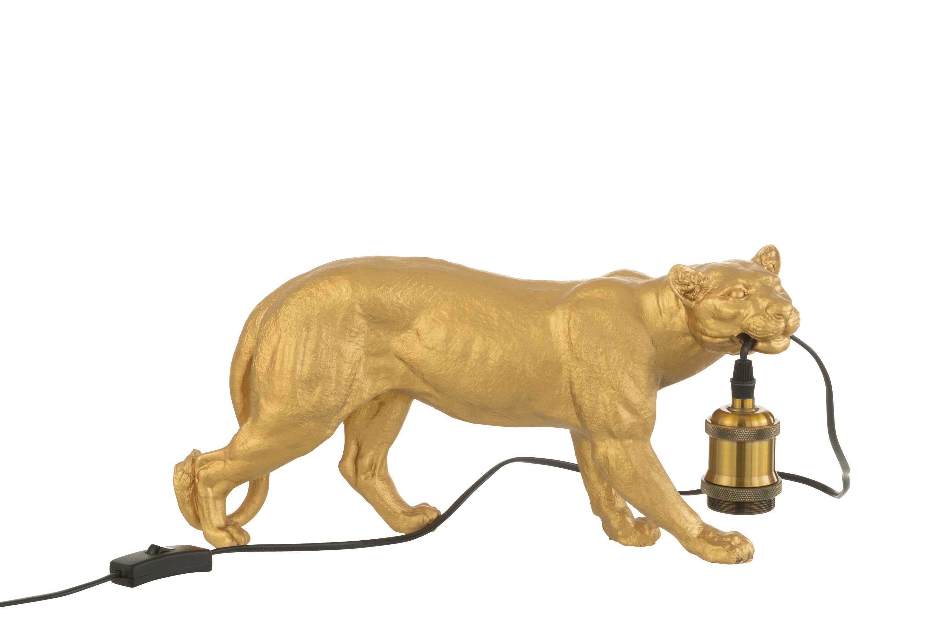 Tischlampe Puma 2er Set Resin Gold Small