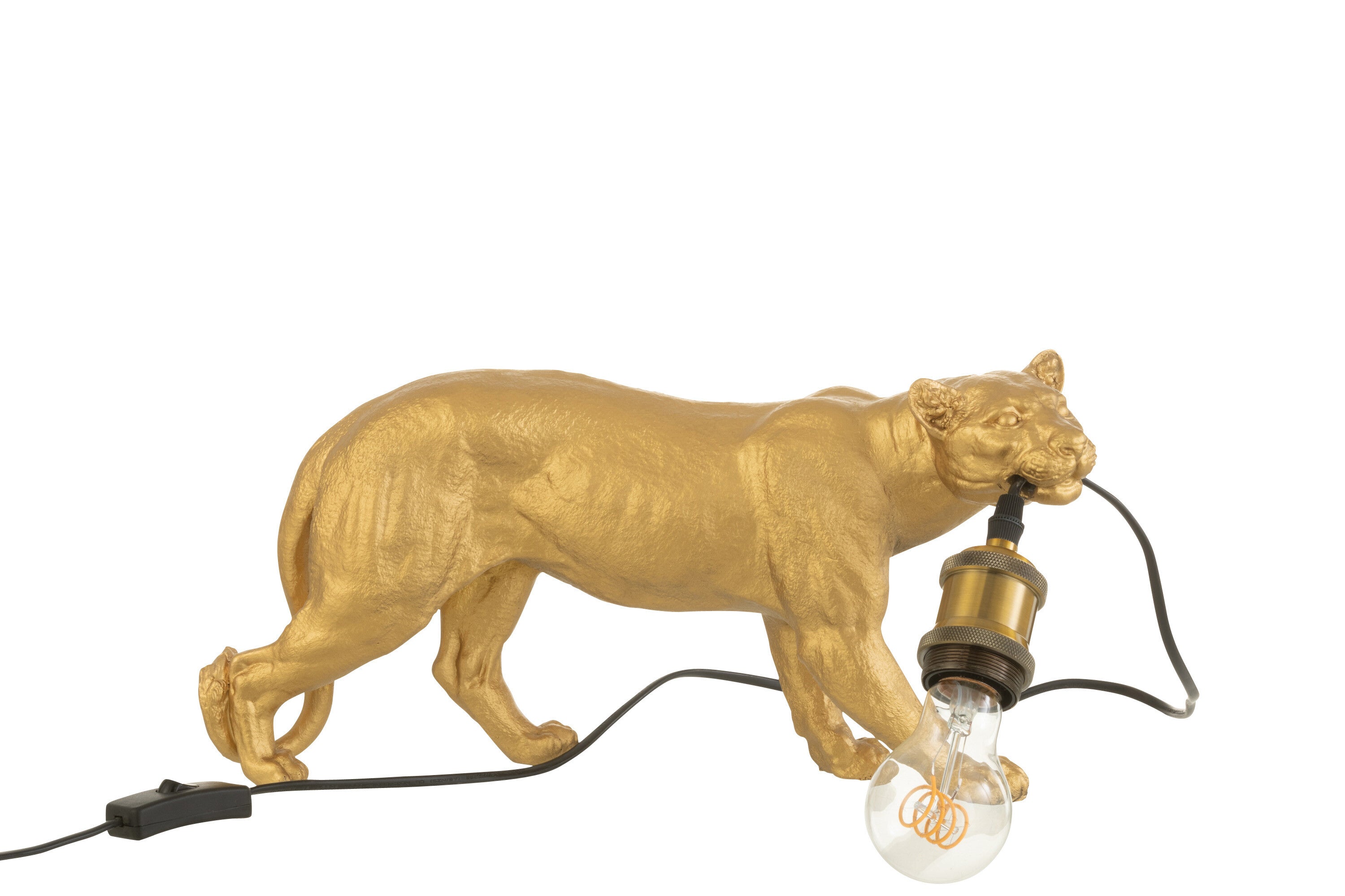 Tischlampe Puma 2er Set Resin Gold Small