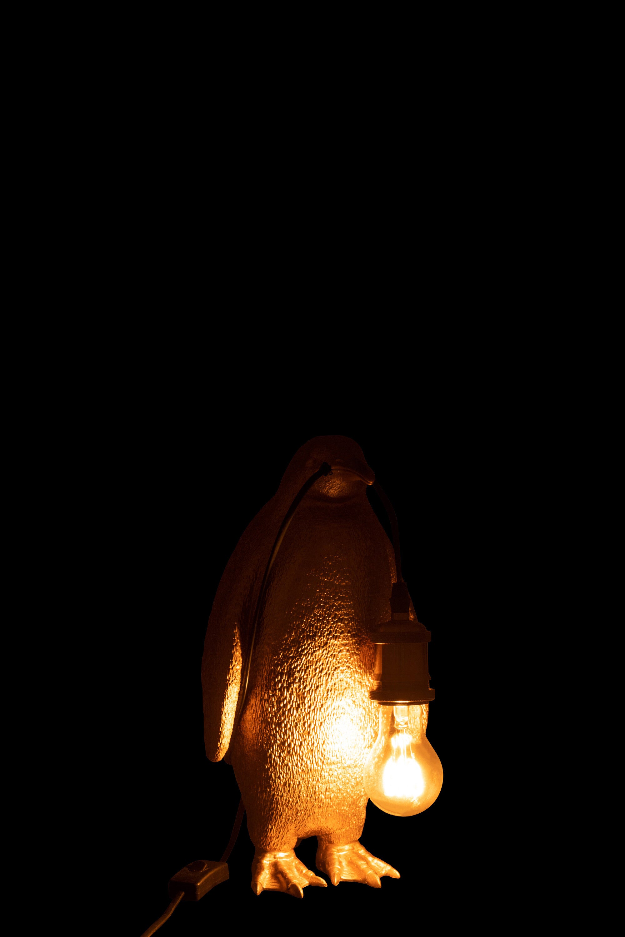 Tischlampe Pinguin 2er Set Resin Gold Small