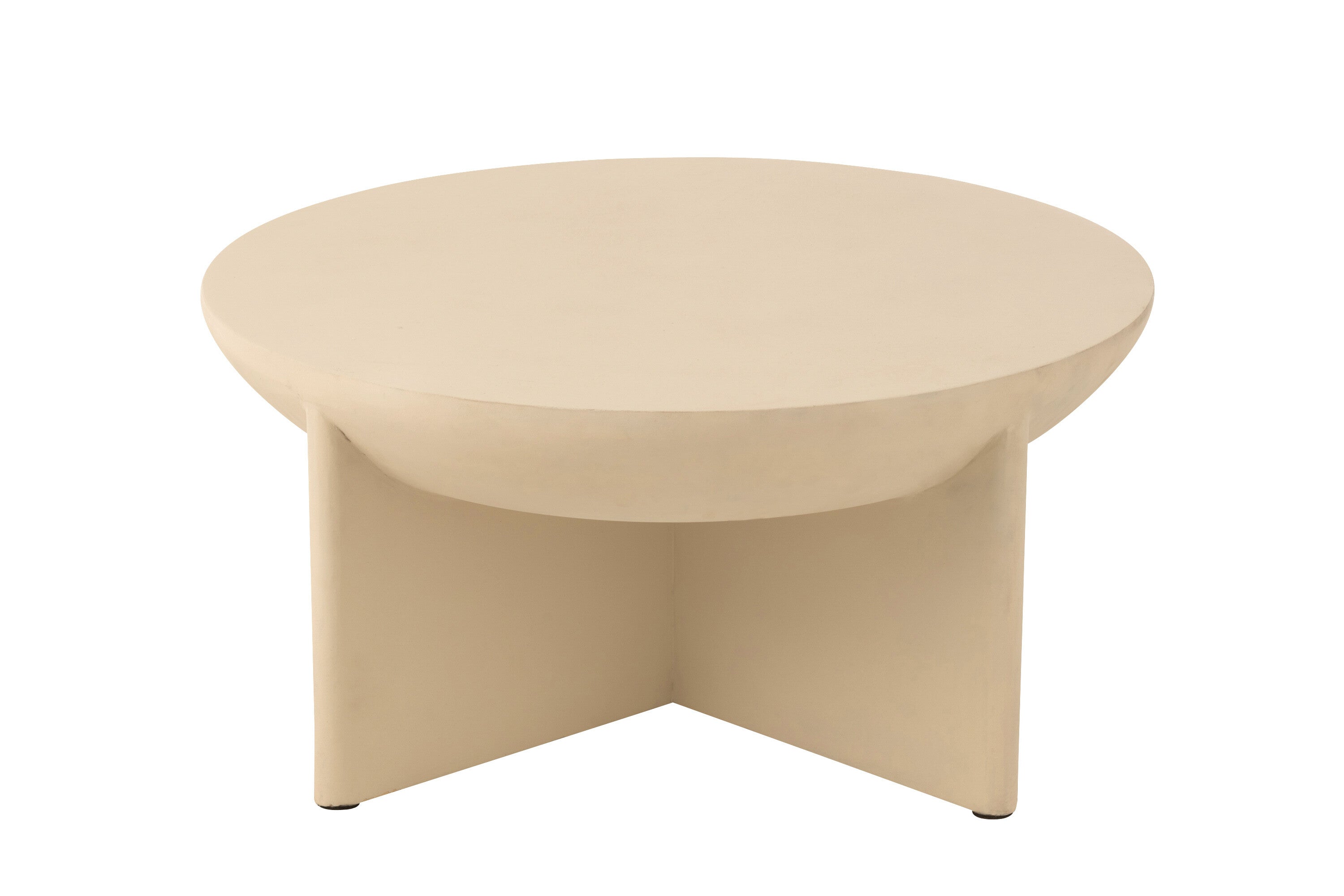 Couchtisch Halfy Mangoholz Beige