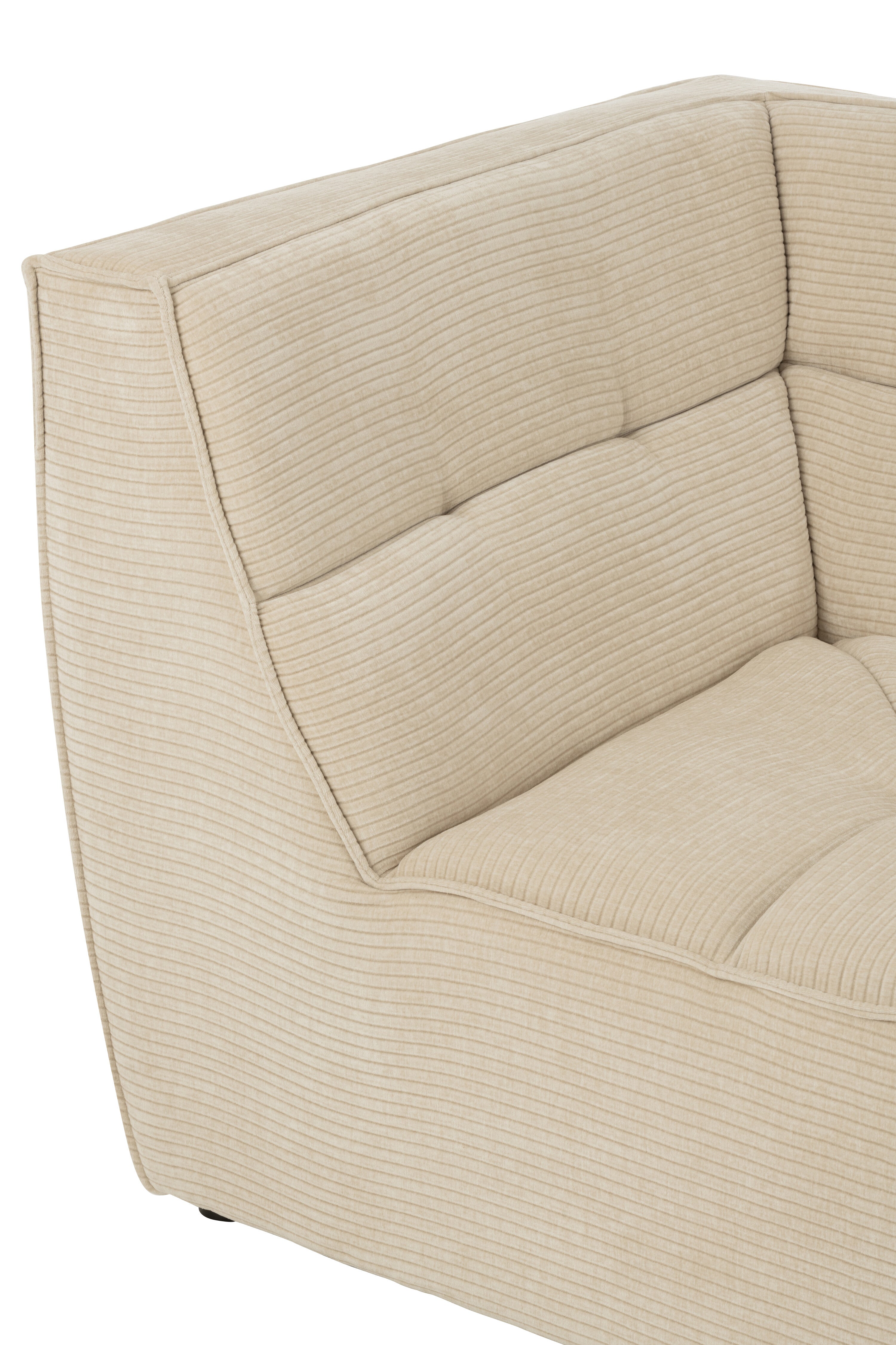 Sofa Ecke Grid Pappelholz/Schaum Beige