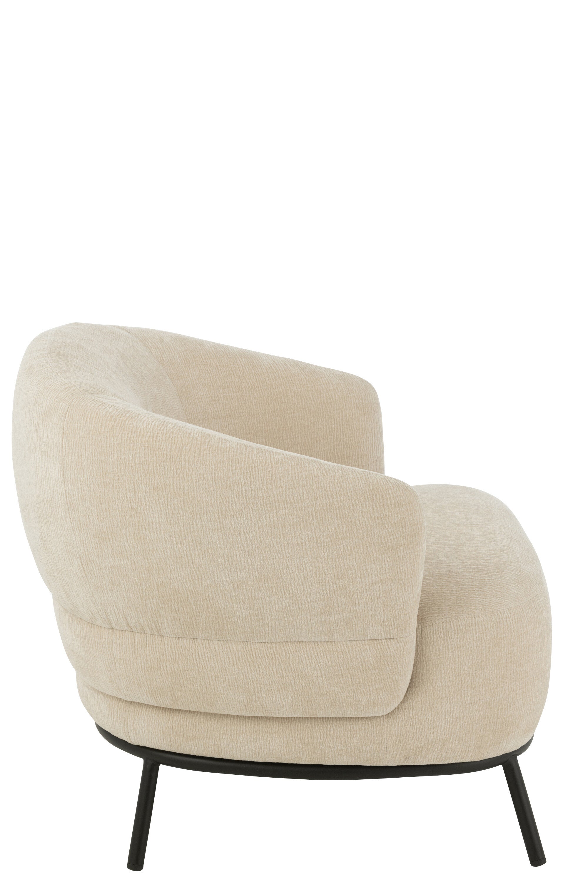 Loungesessel Mars Pappelholz/Schaum Beige