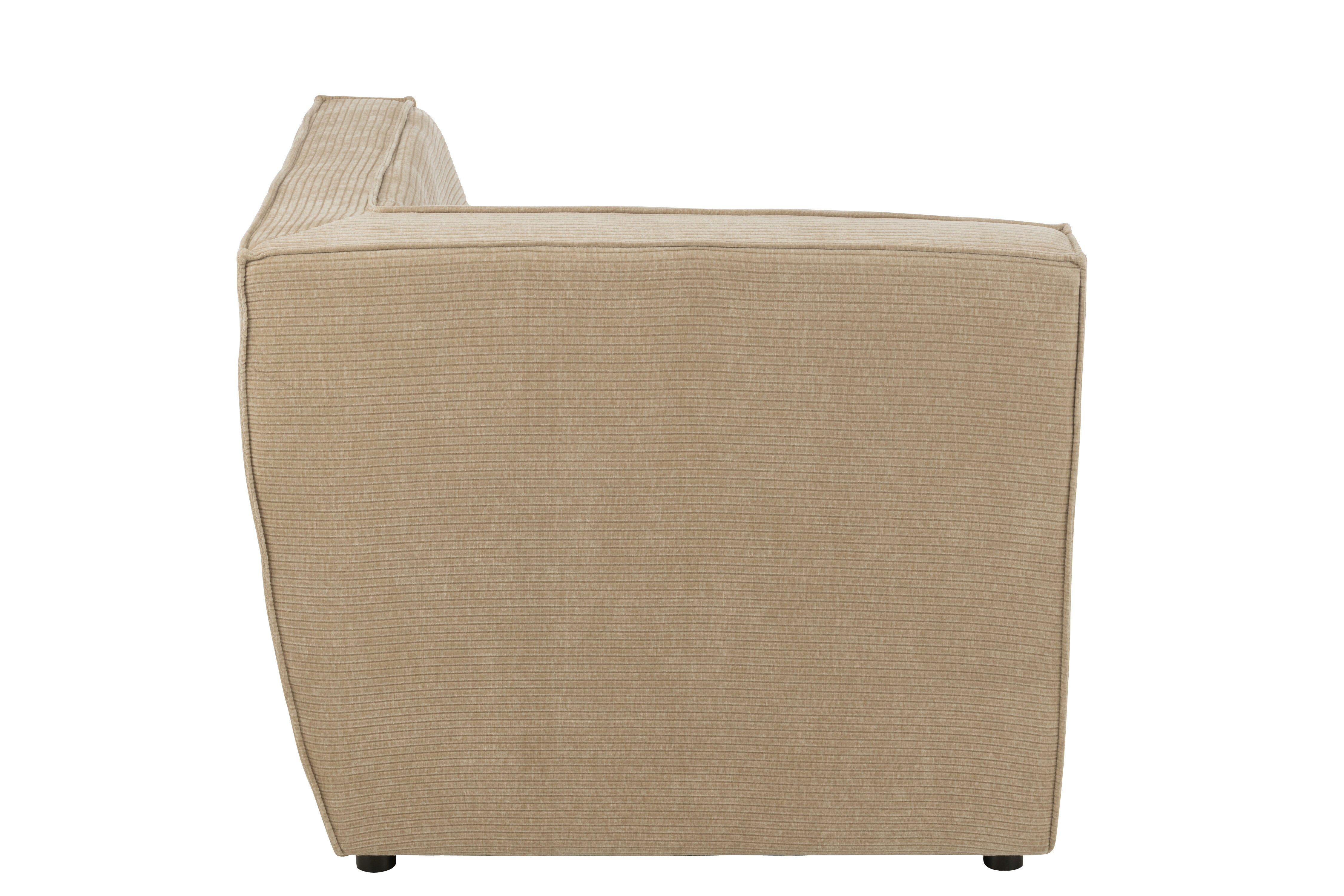 Sofa Ecke Grid Pappelholz/Schaum Dunkel Beige