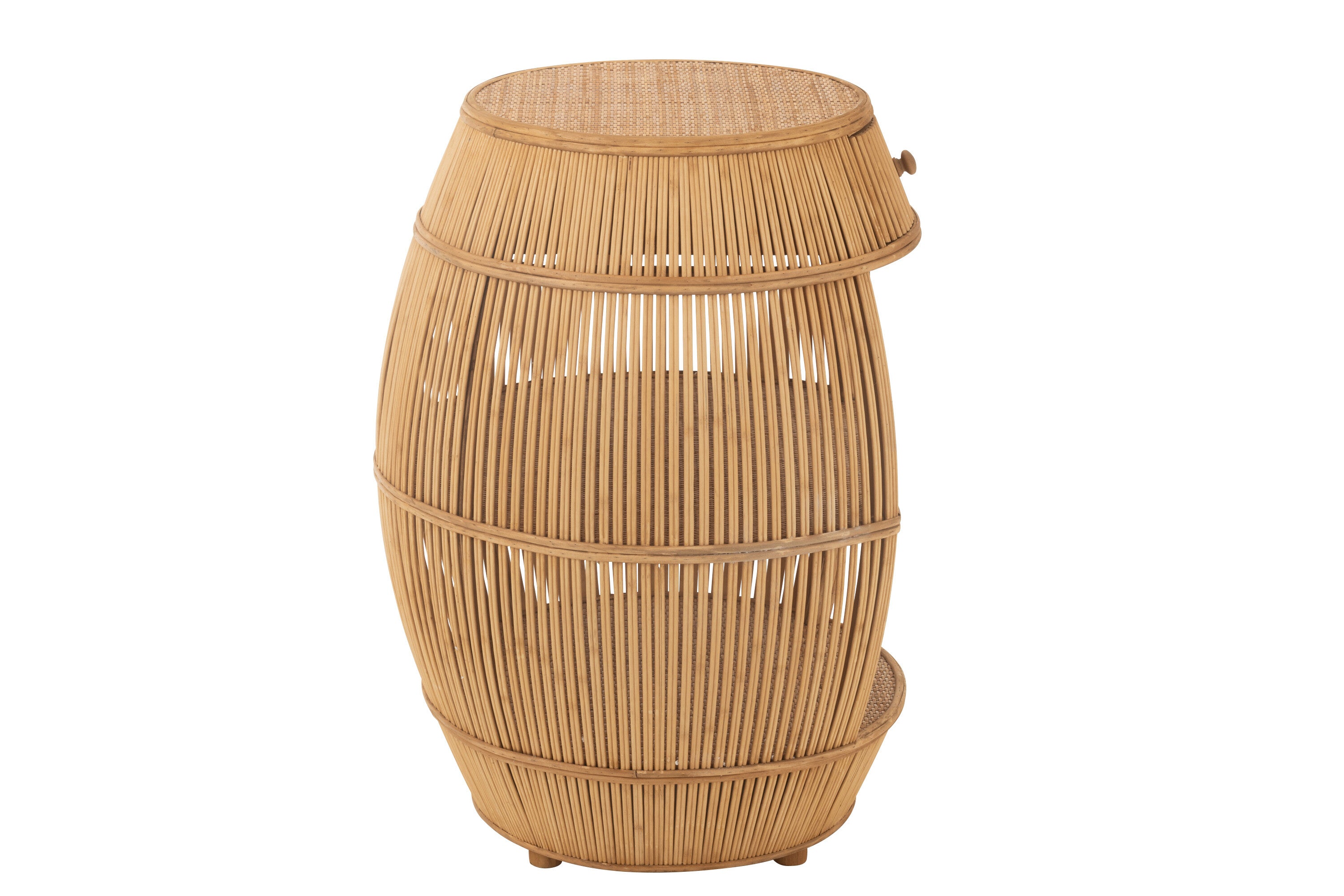 Tisch Barrel Rattan/Bambus Natur