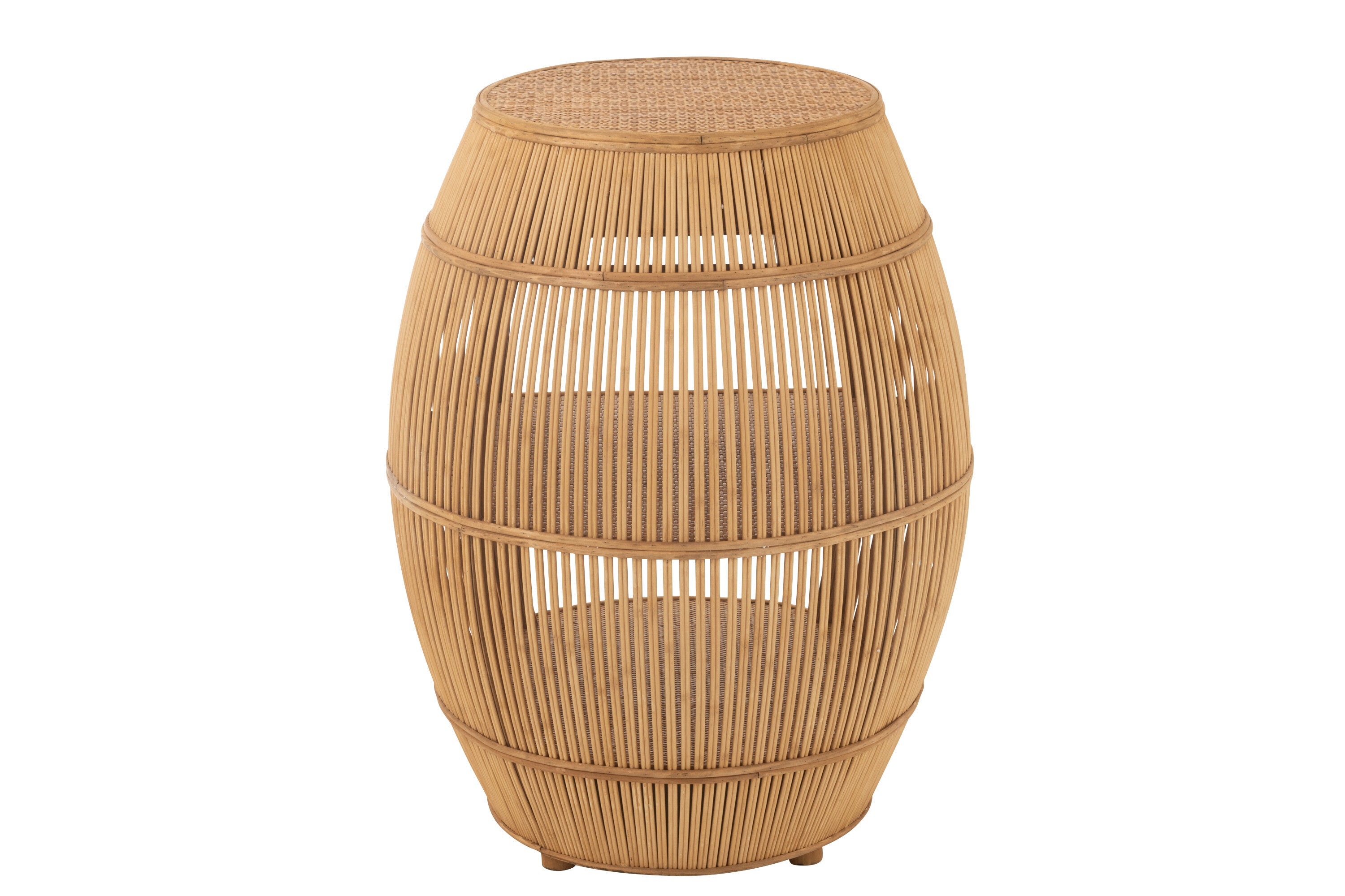 Tisch Barrel Rattan/Bambus Natur