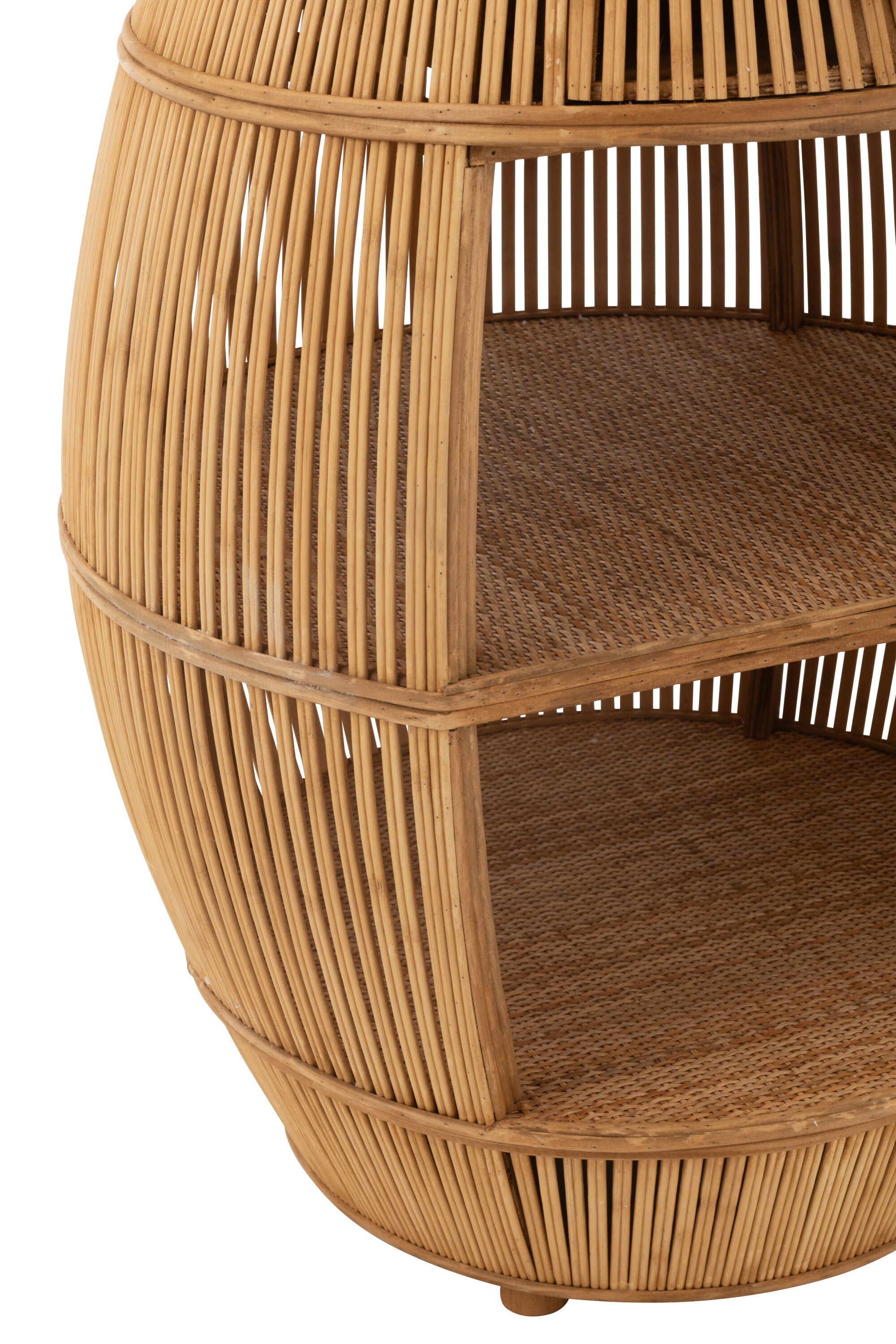 Tisch Barrel Rattan/Bambus Natur