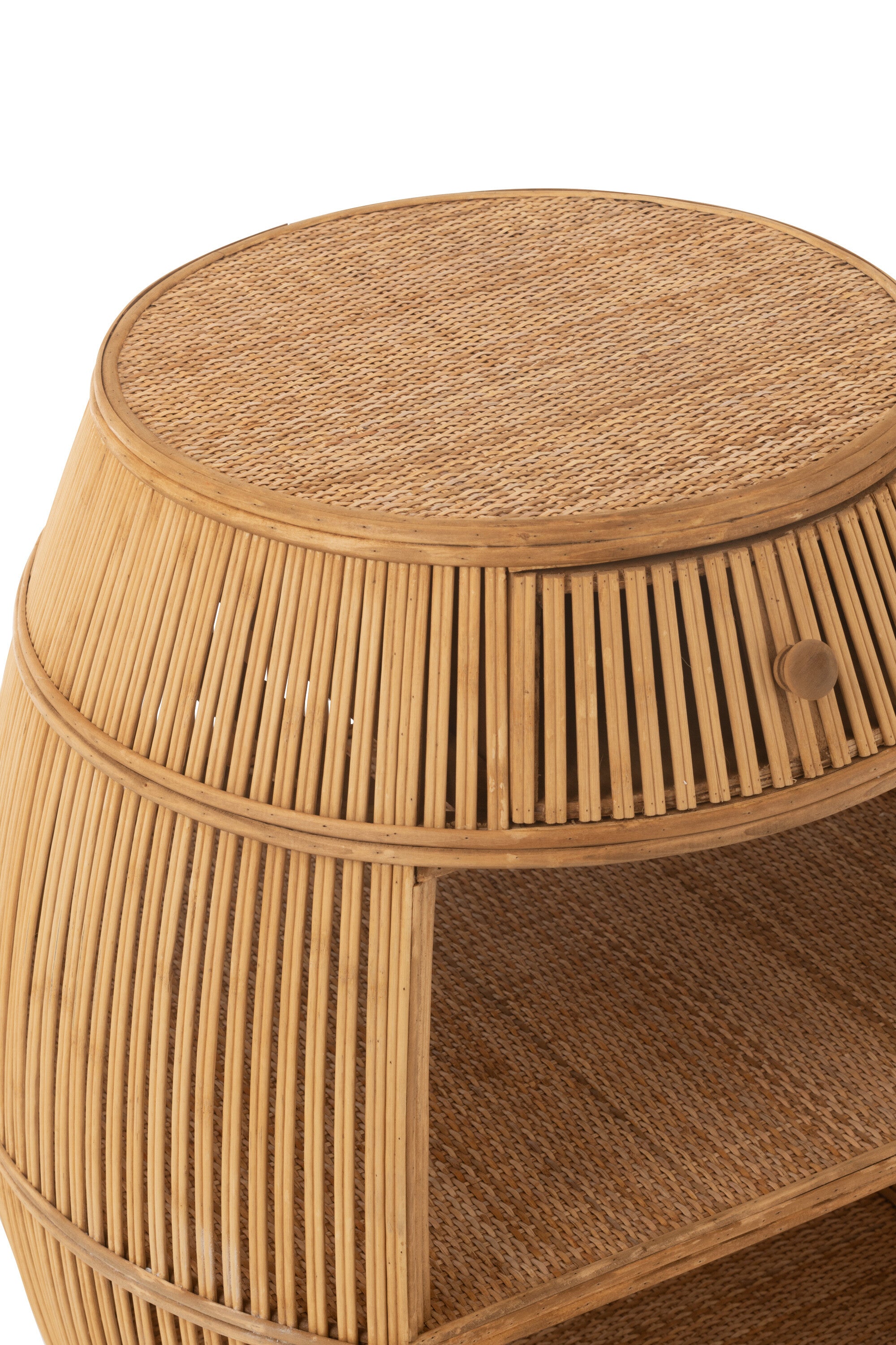 Tisch Barrel Rattan/Bambus Natur