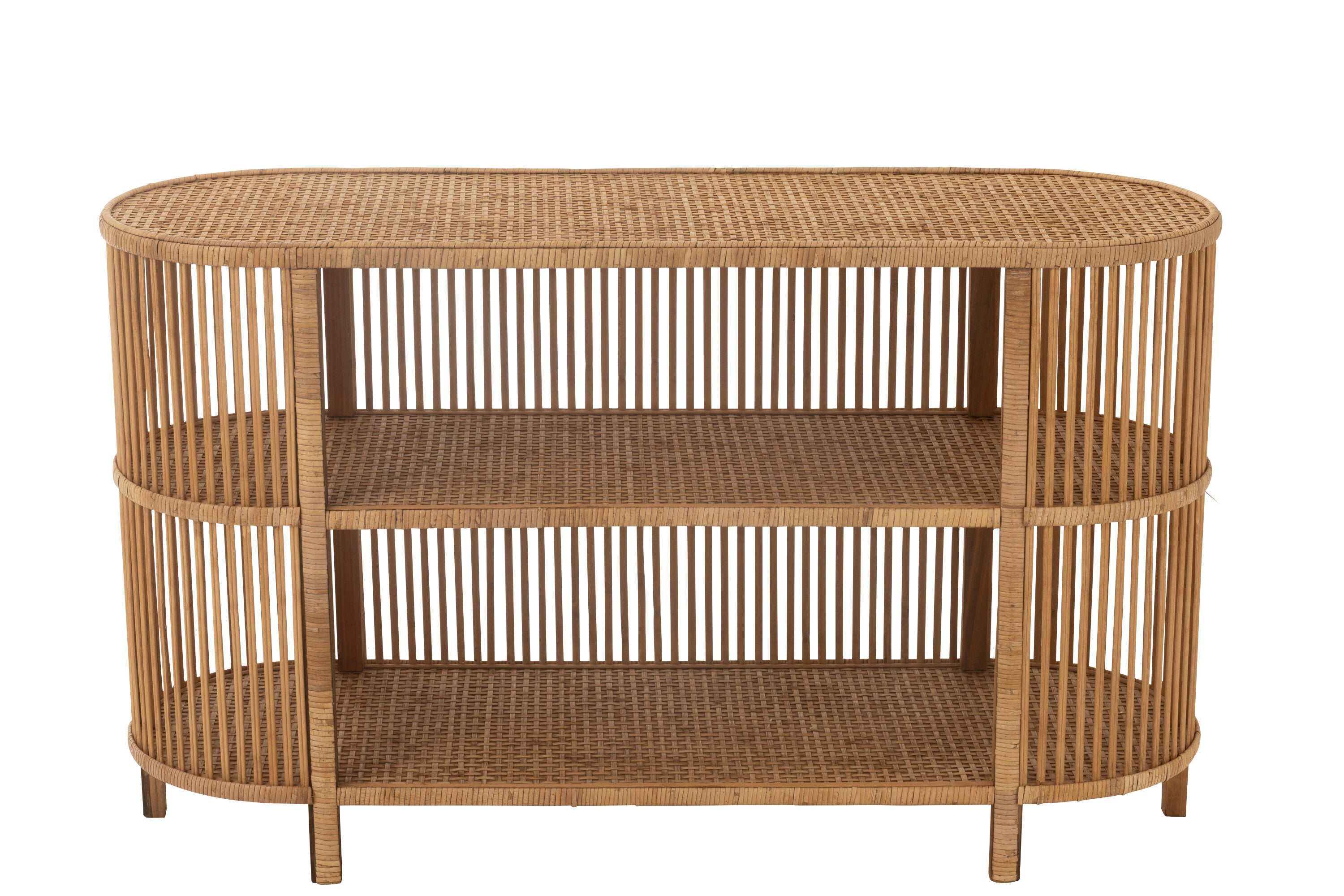 Offenes Sideboard Exo Bambus/Rattan Natur