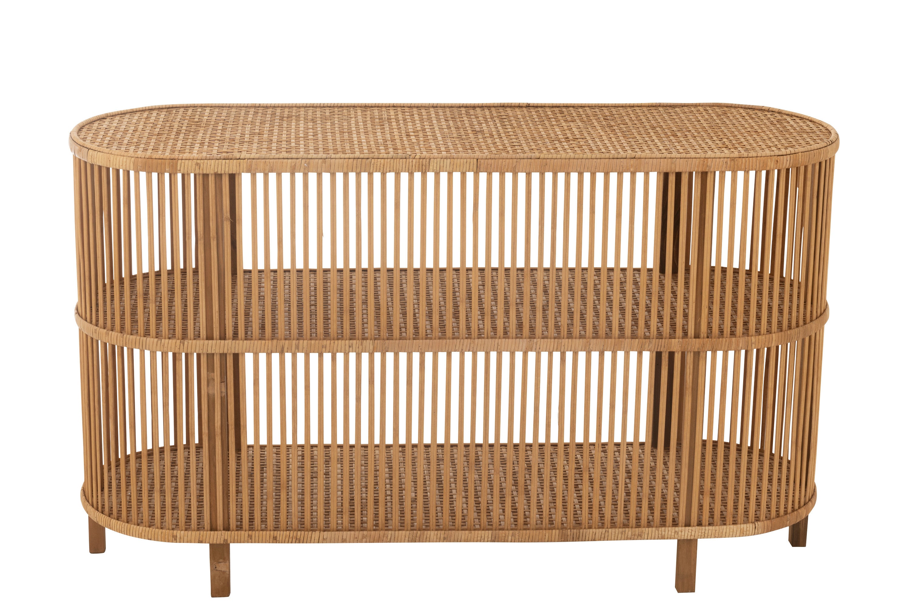 Offenes Sideboard Exo Bambus/Rattan Natur