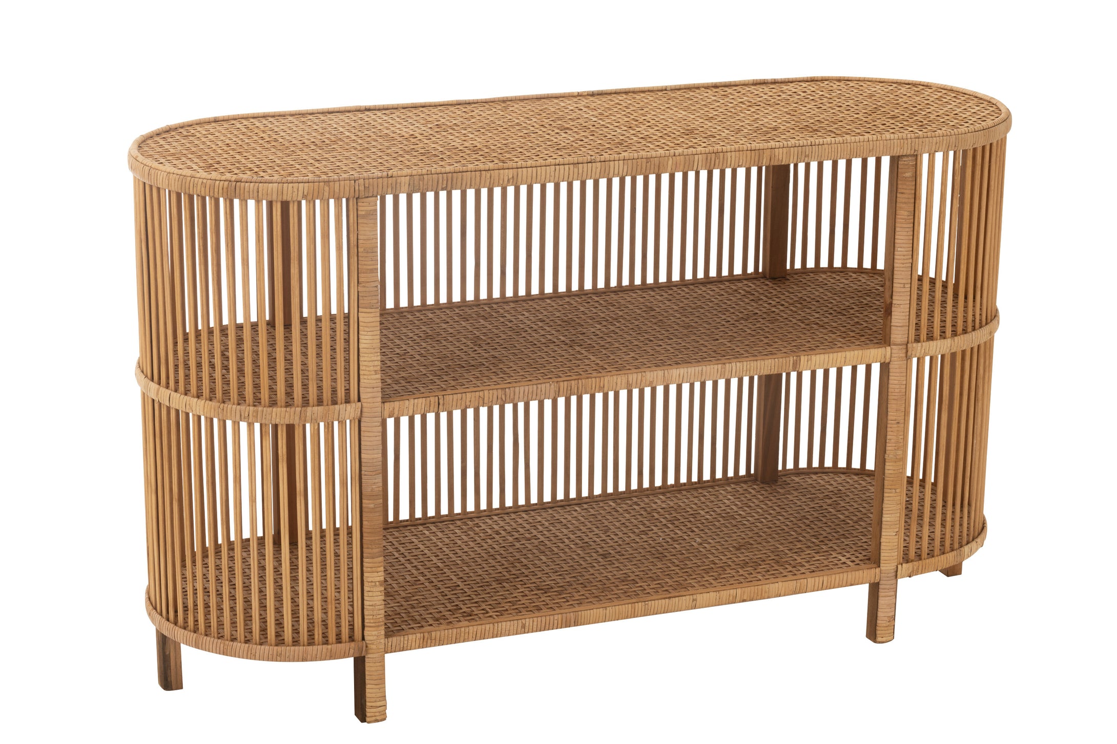 Offenes Sideboard Exo Bambus/Rattan Natur