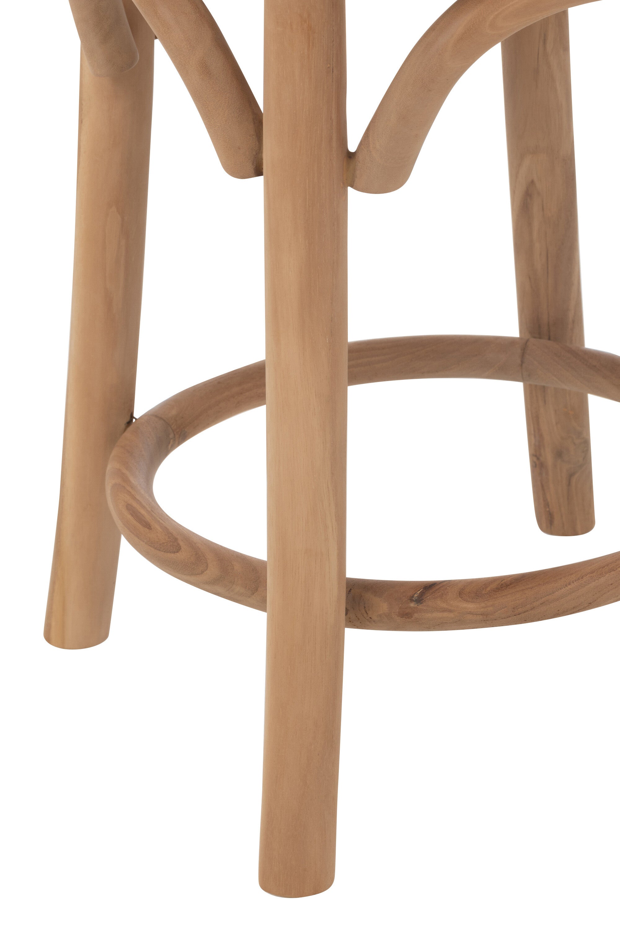 Hocker Ali 2er Set Teakholz Natur