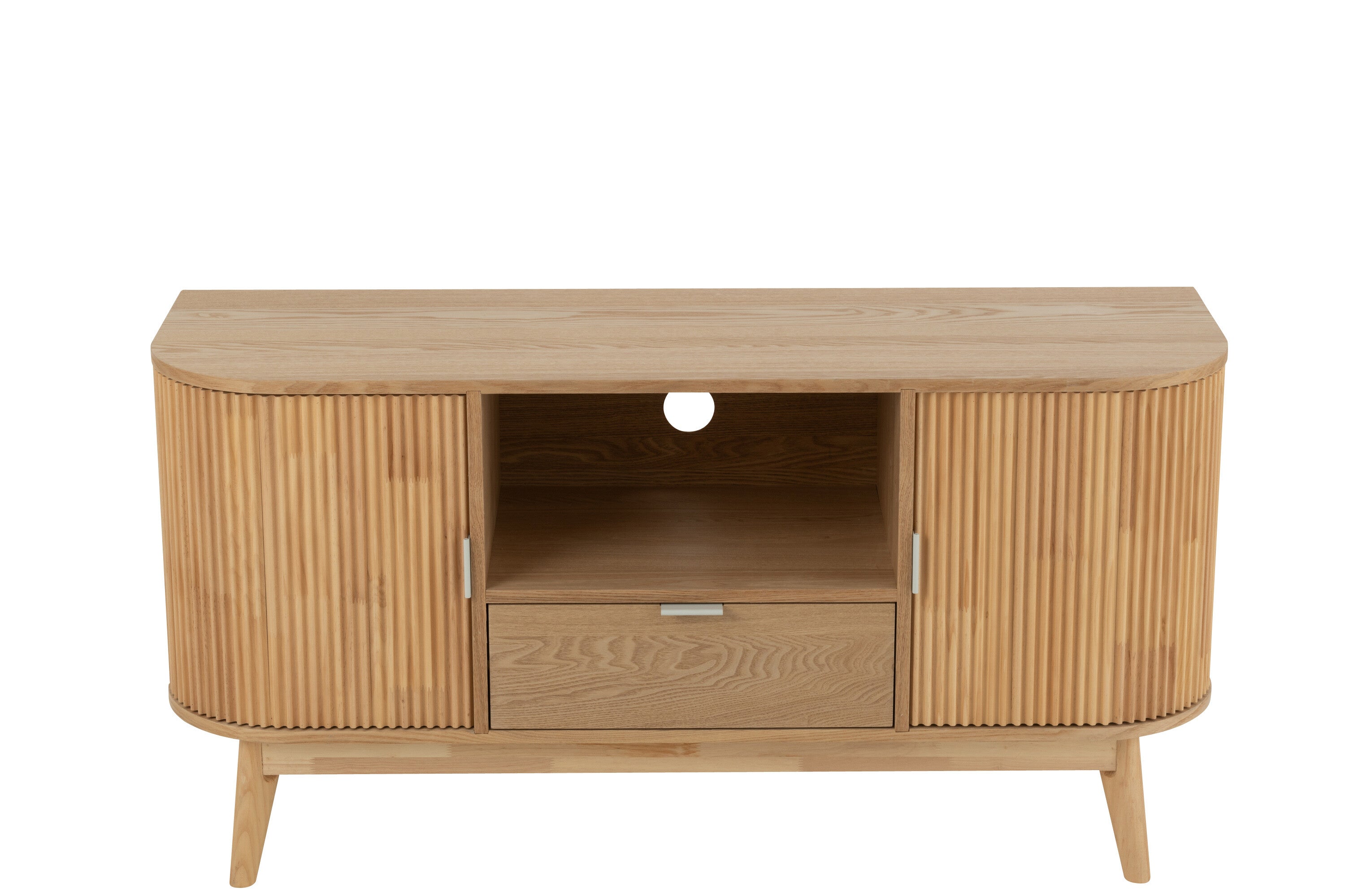 Sideboard Round Mdf/Kiefernholz Natur