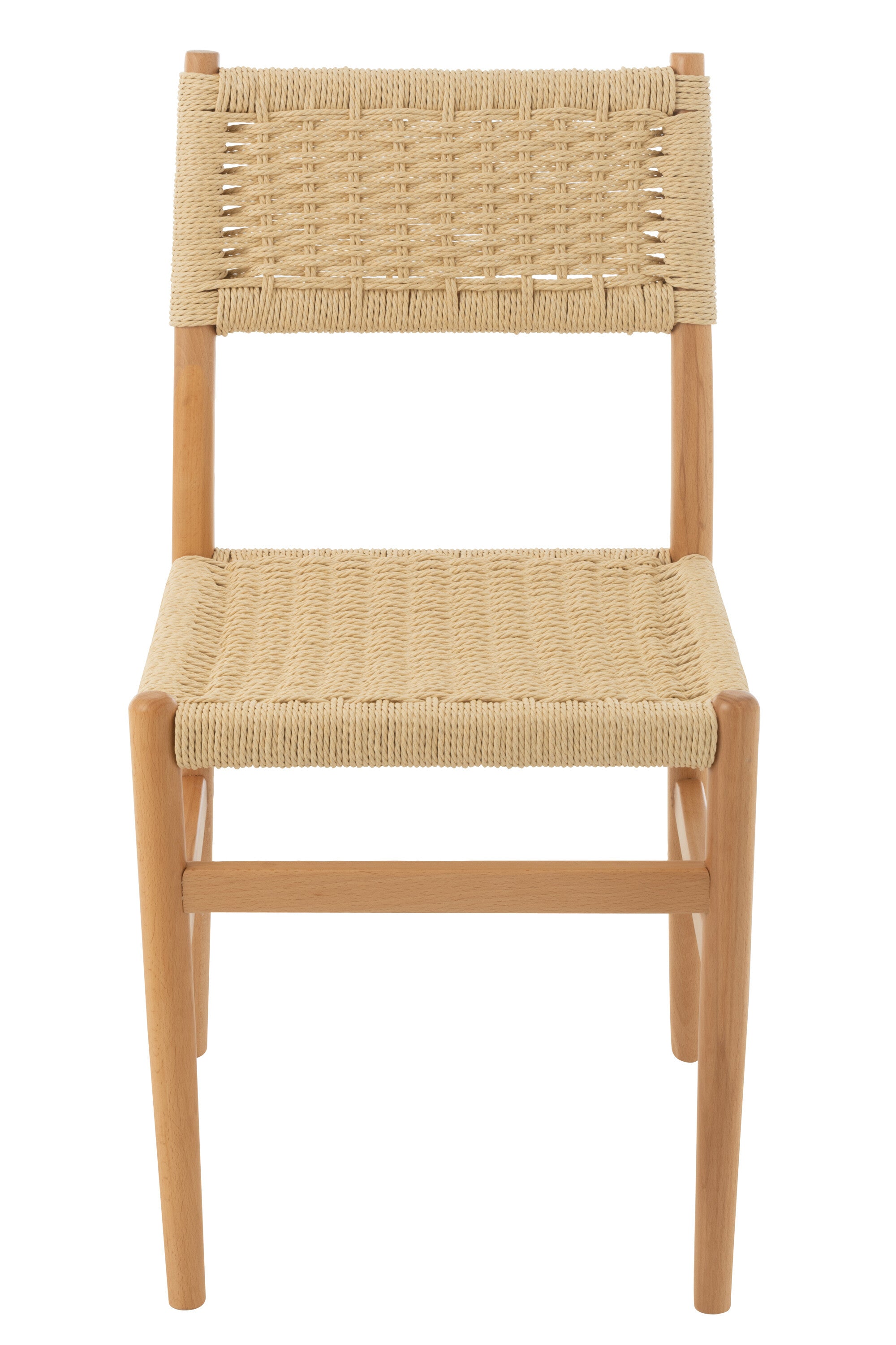 Stuhl Lap 2er Set Buchenholz/Seil Natur