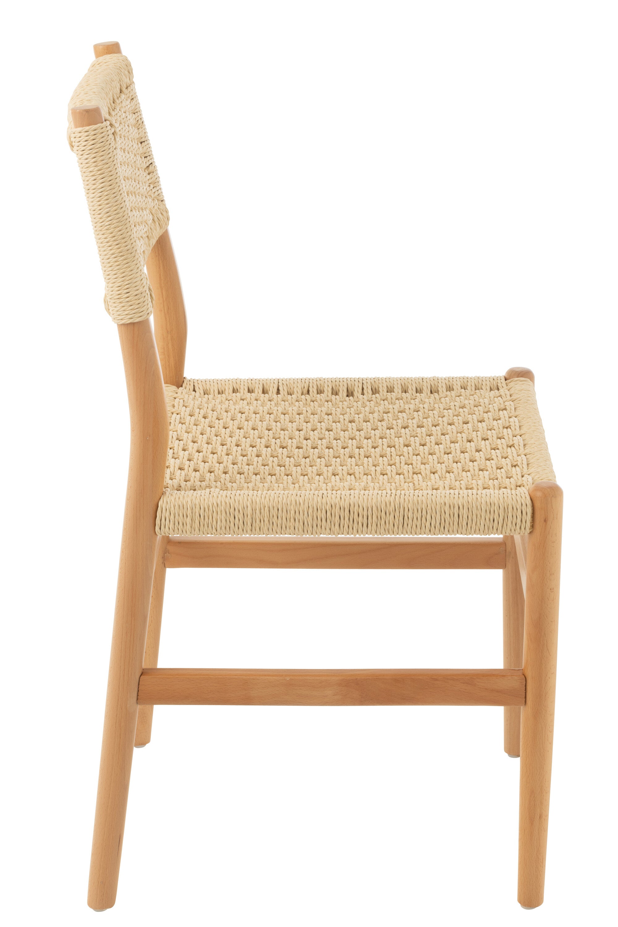 Stuhl Lap 2er Set Buchenholz/Seil Natur