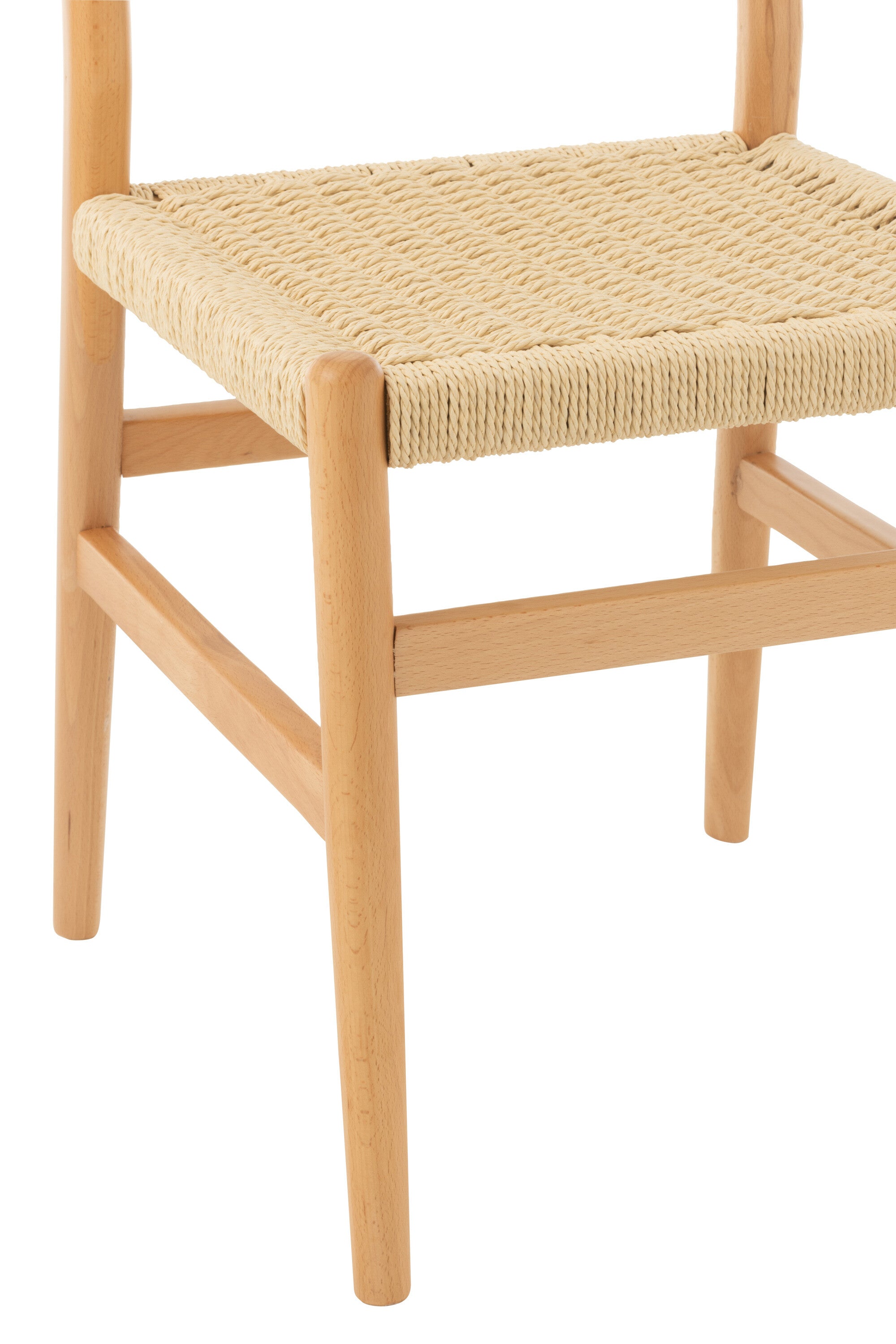 Stuhl Lap 2er Set Buchenholz/Seil Natur