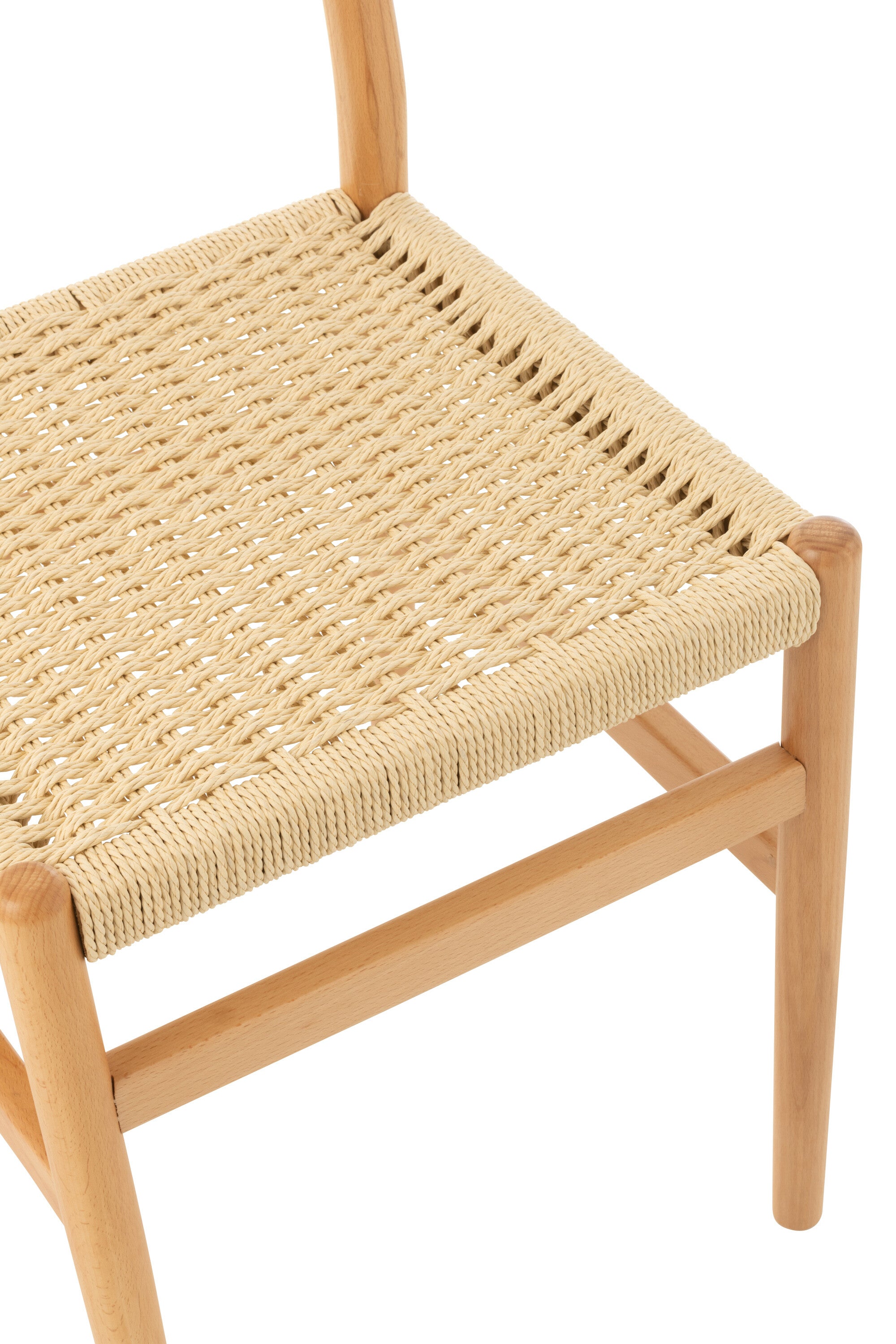 Stuhl Lap 2er Set Buchenholz/Seil Natur