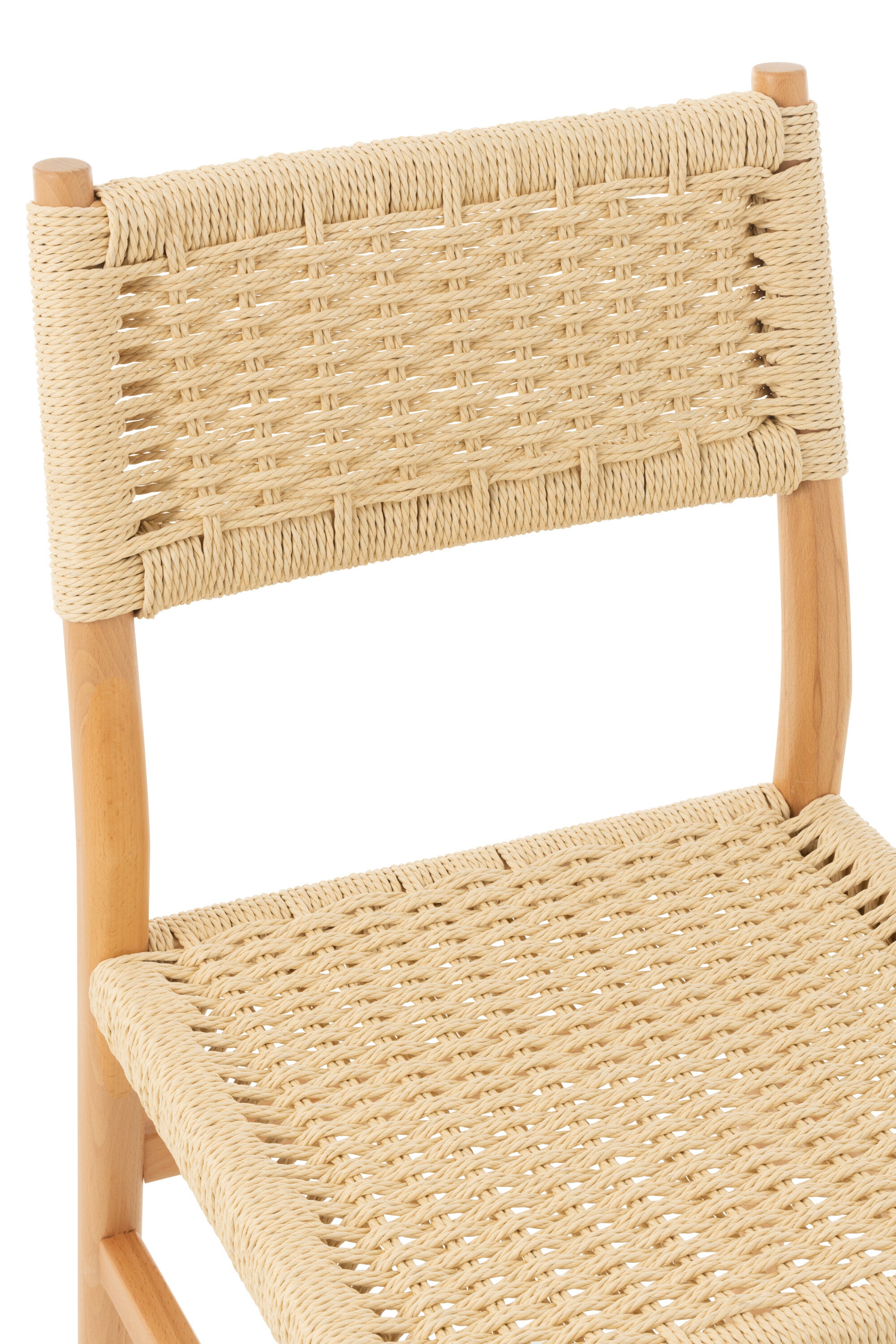 Stuhl Lap 2er Set Buchenholz/Seil Natur