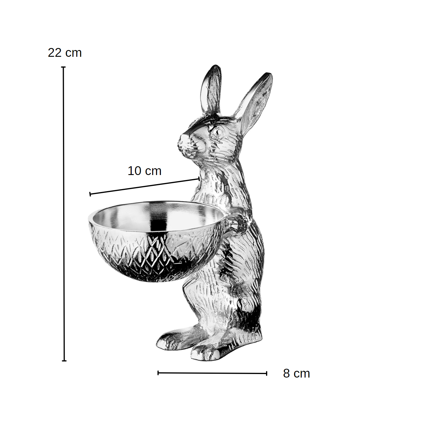 Hase mit Schale Bert H 22 cm - Edzard