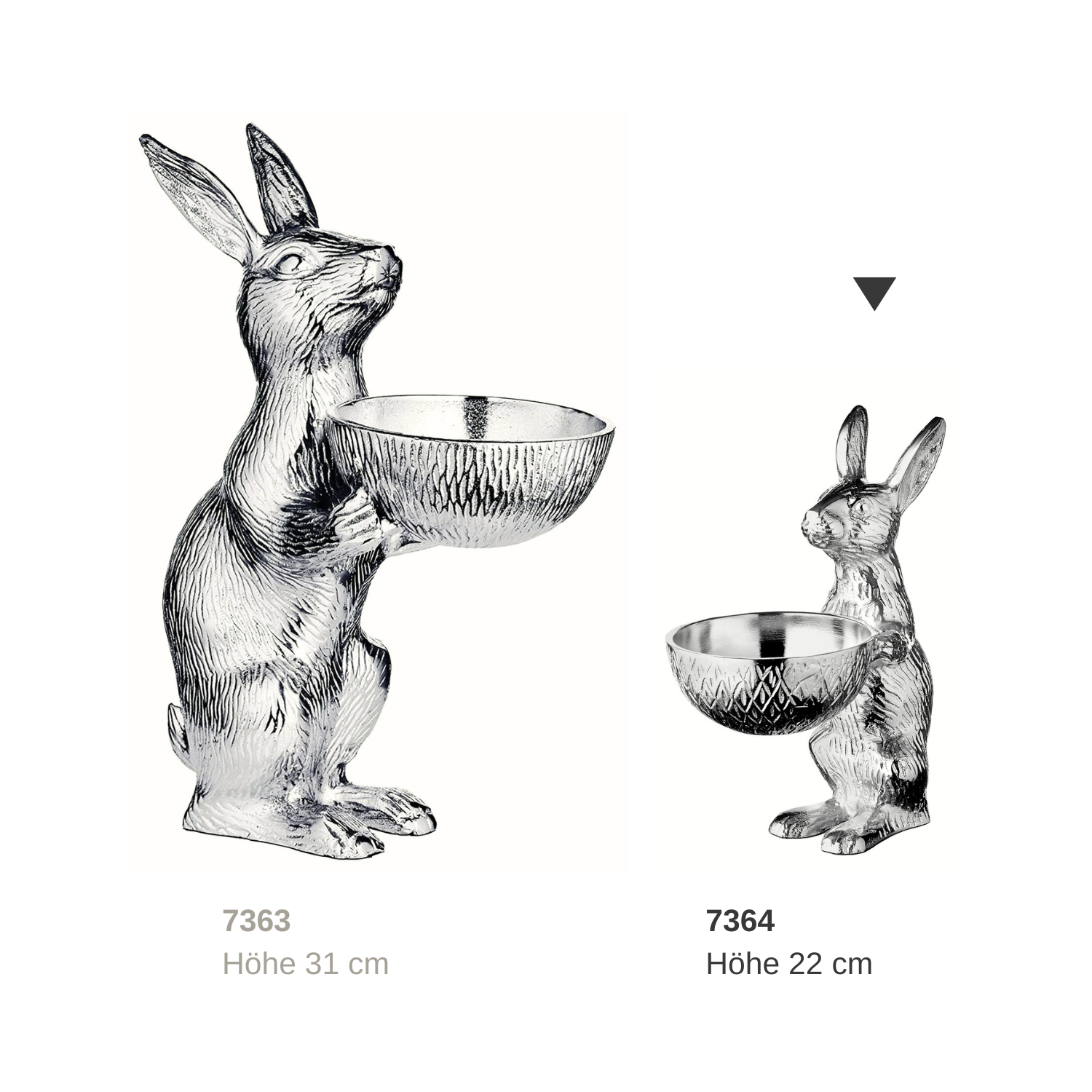 Hase mit Schale Bert H 22 cm - Edzard