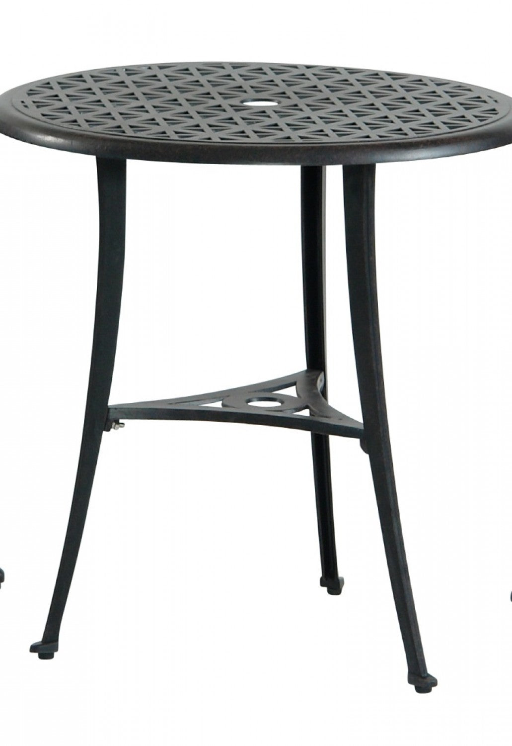 CHESTER | Bistro Set, Alu Guss,  Farbe bronze, 2 Sessel, 1 Tisch