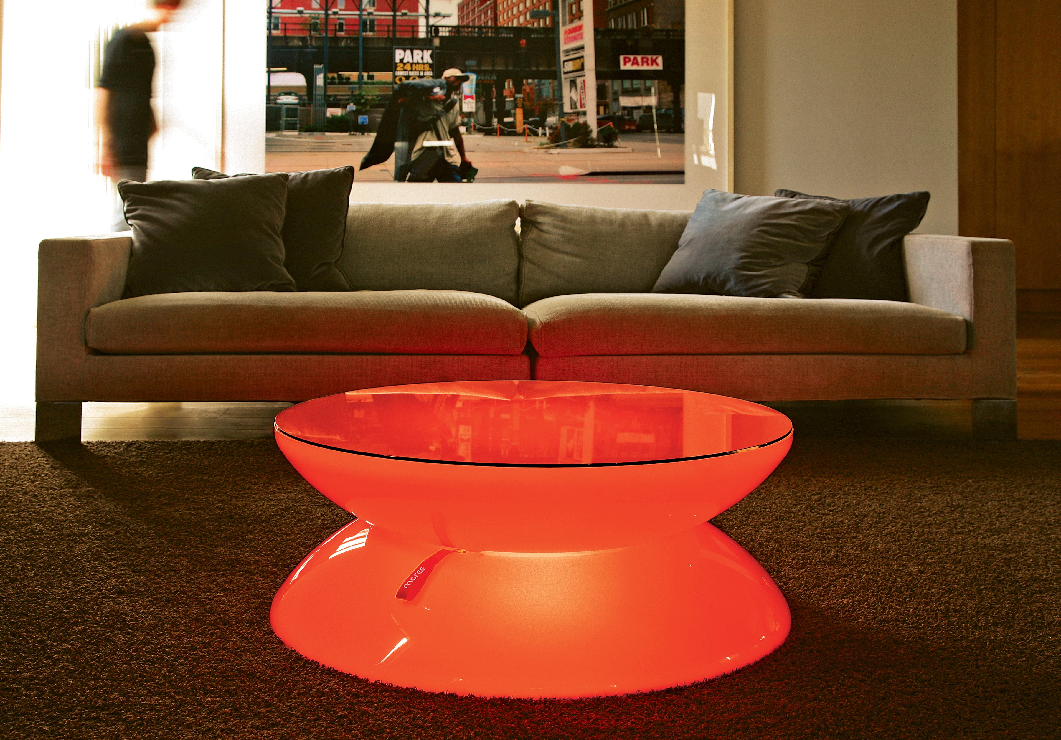 Lounge Indoor LED beleuchteter Tisch