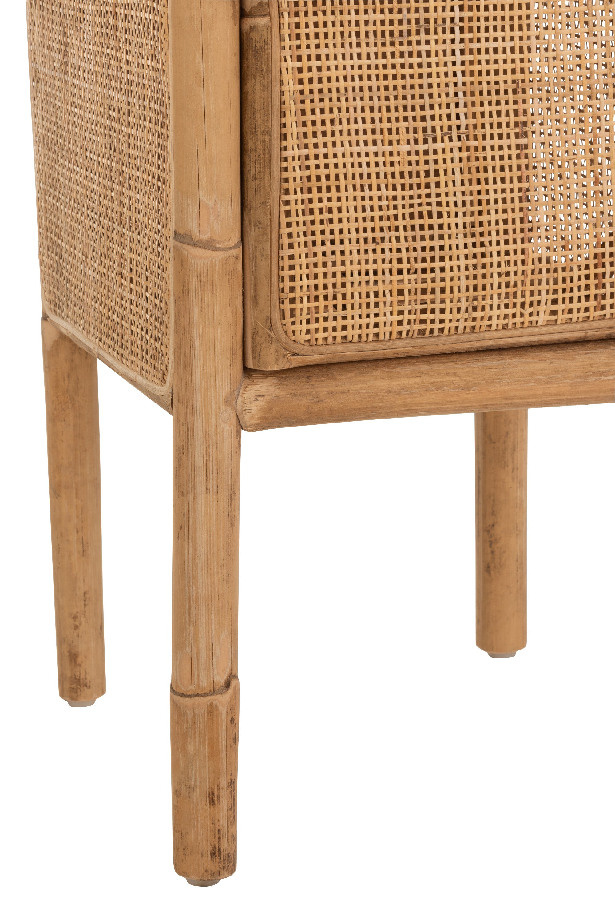 NACHTTISCH OZARA KLEIN RATTAN NATUR (35x35x85cm)