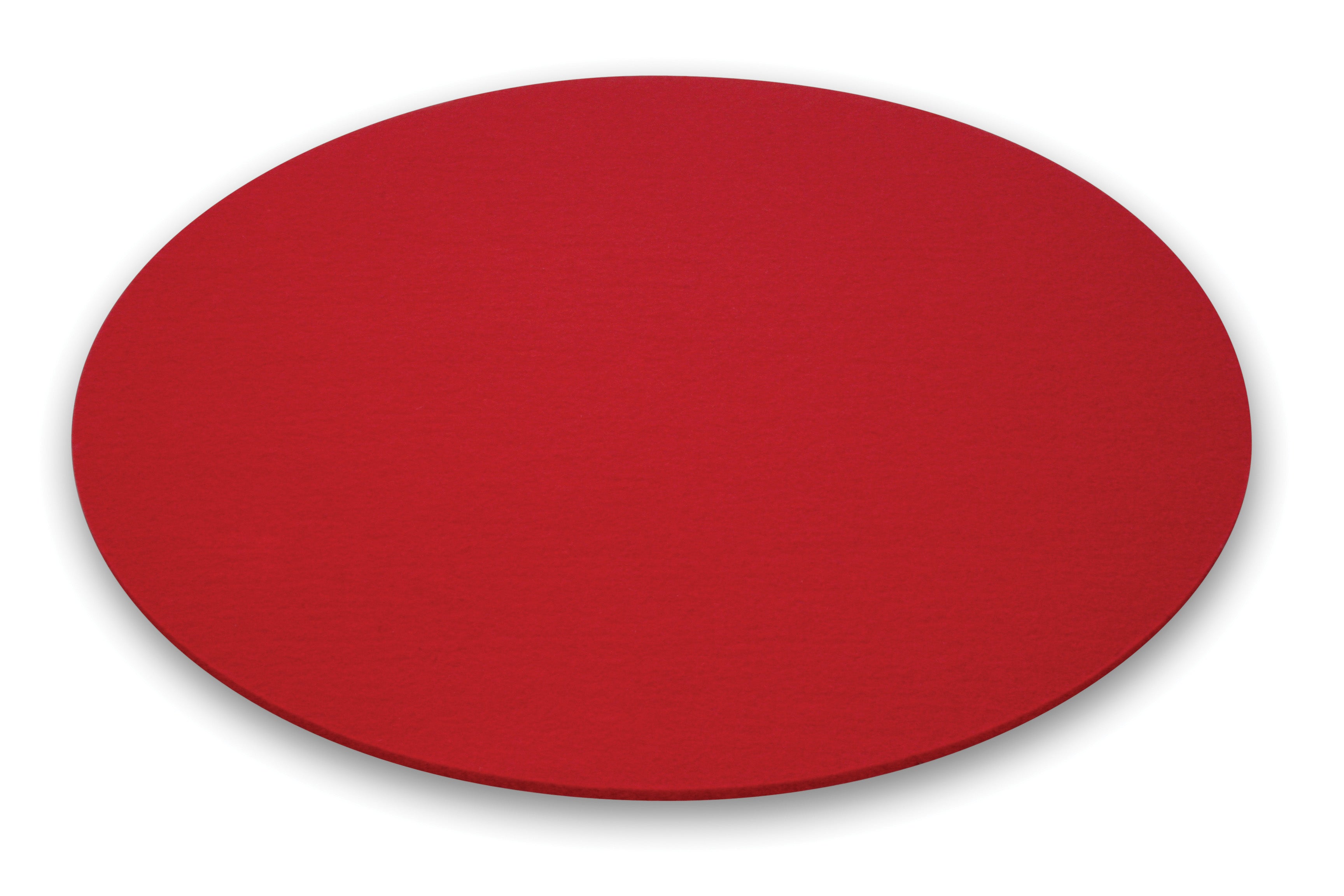Runde Filzauflage für den Leuchttisch BUBBLE von Moree in rot; Ø 40cm.