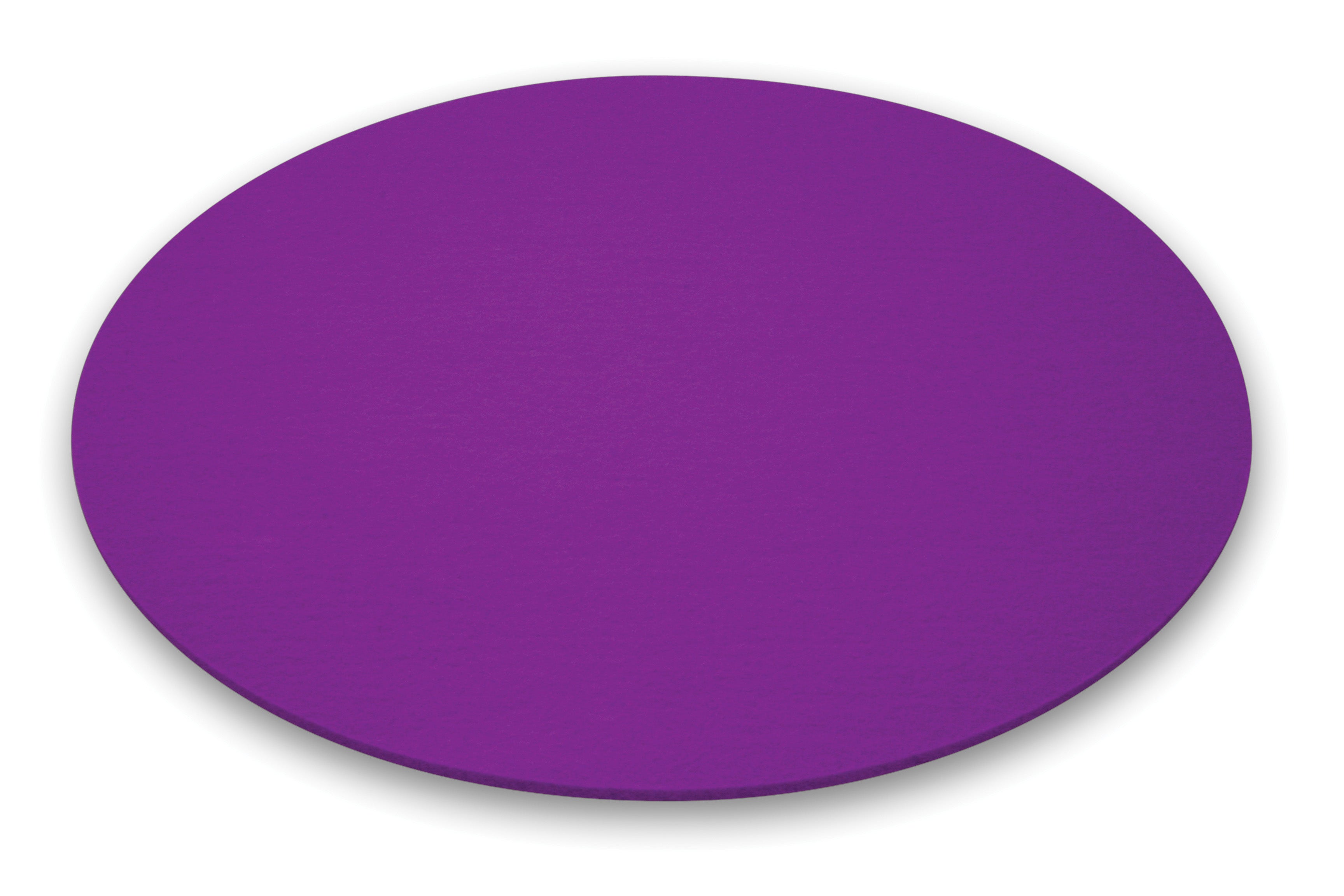 Runde Filzauflage für den Leuchttisch BUBBLE von Moree in violett; Ø 40cm.