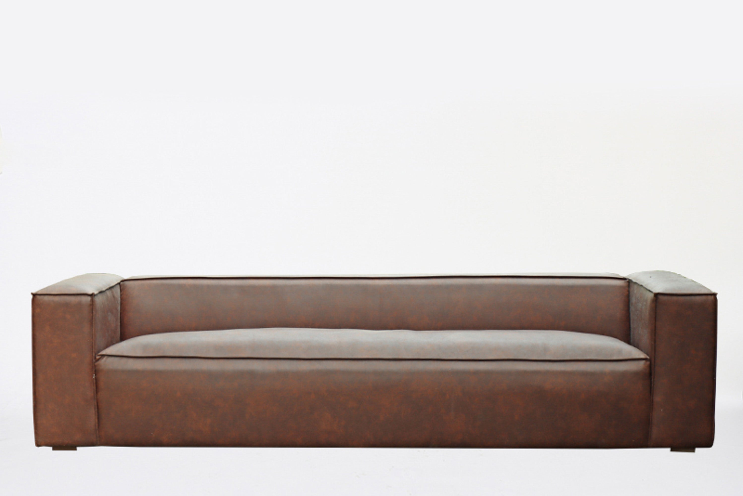 SOFA 4SITZER MODERN DUNKELBRAUN (280x99x67,5cm)