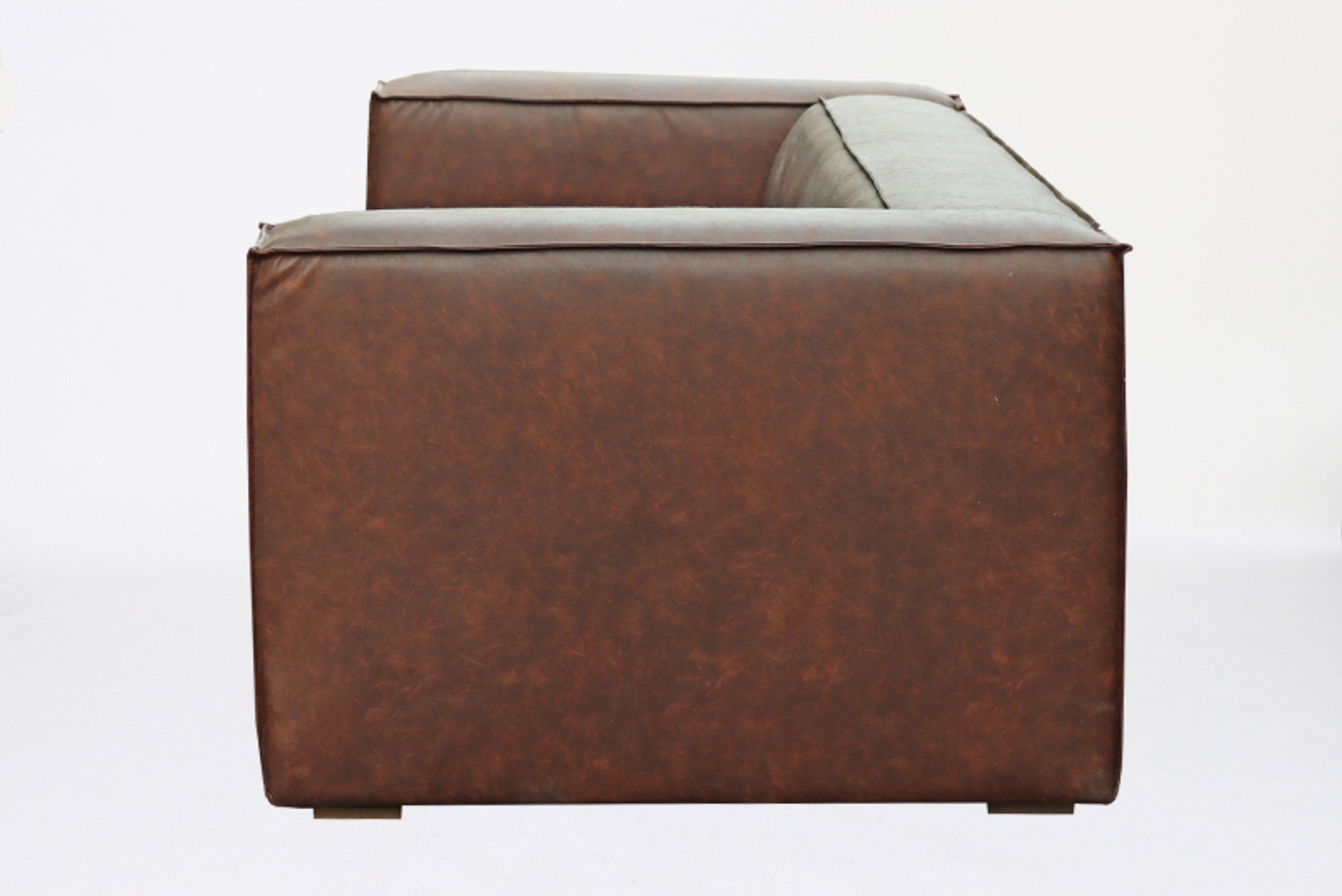 SOFA 4SITZER MODERN DUNKELBRAUN (280x99x67,5cm)