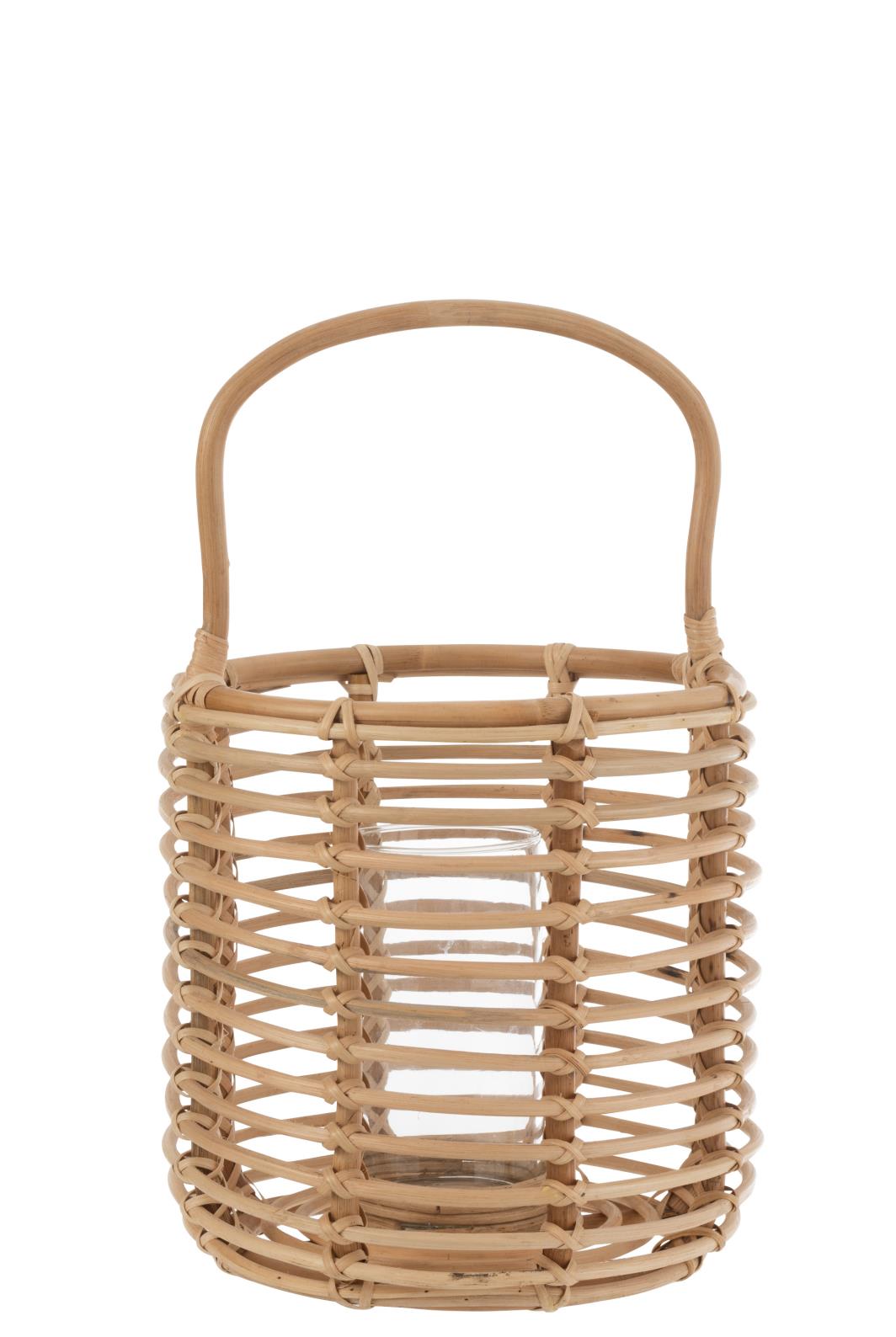 LATERNE ELLEN RATTAN NATURELL