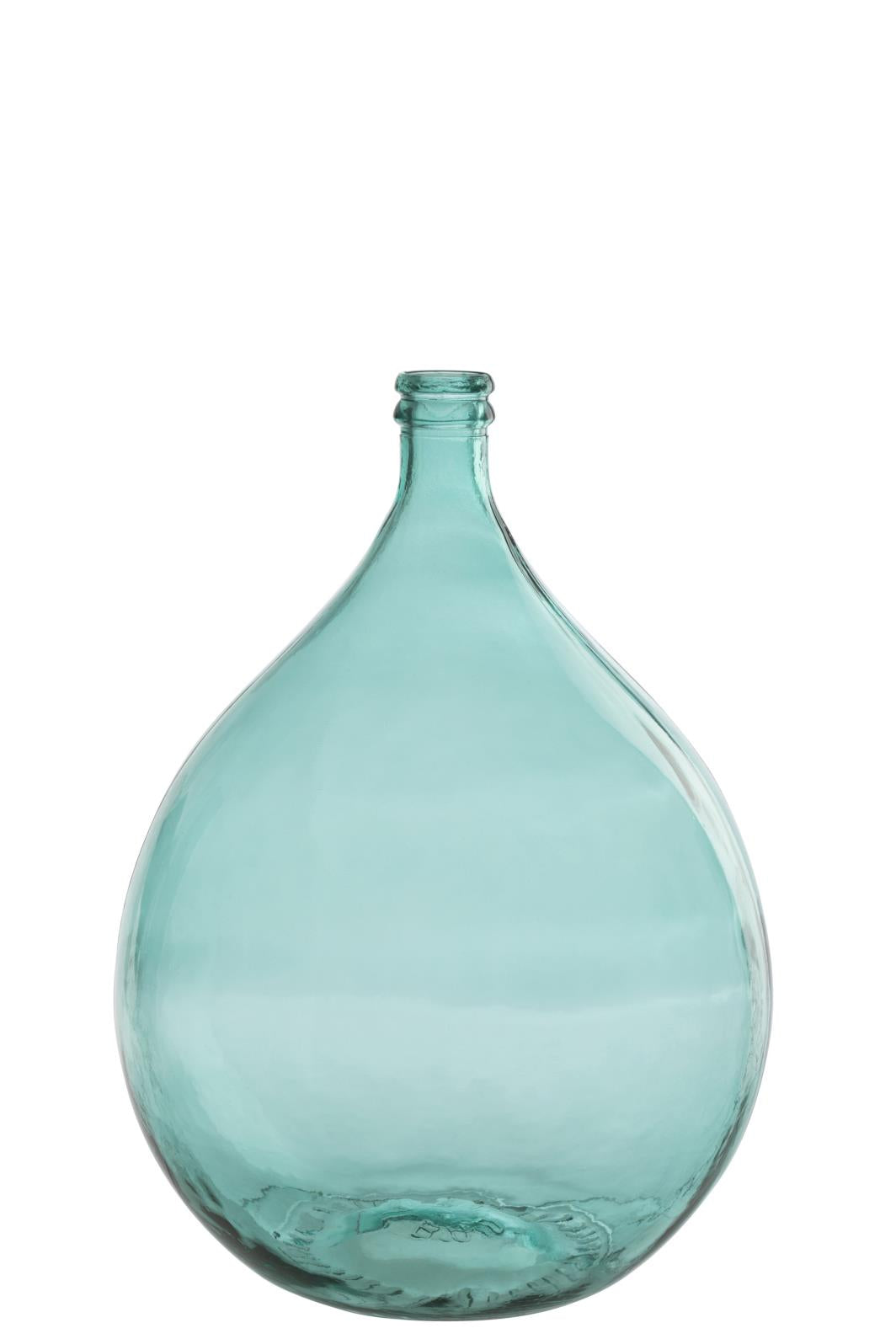 VASE LISSABON GLAS AQUA LARGE