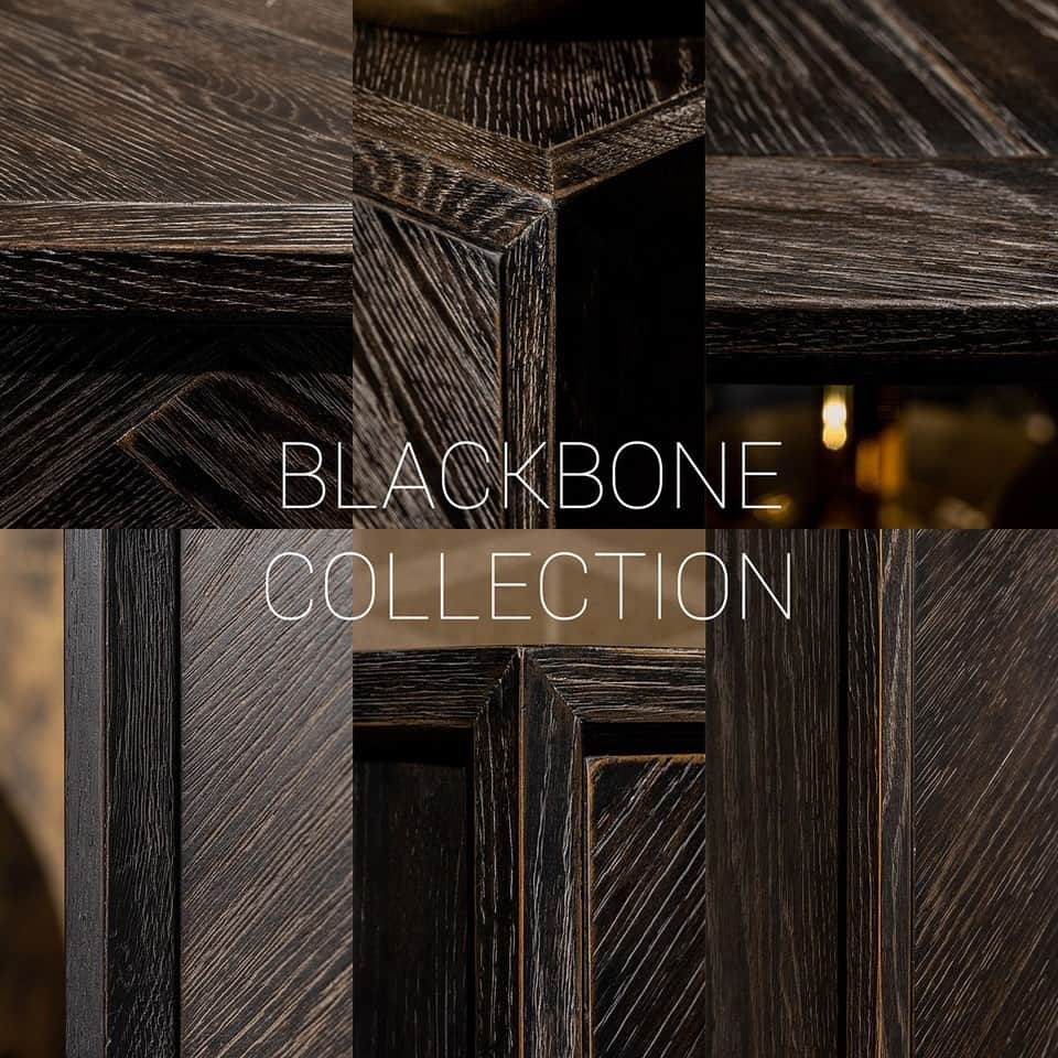Cabinet Blackbone gold 2-doors7437richmond