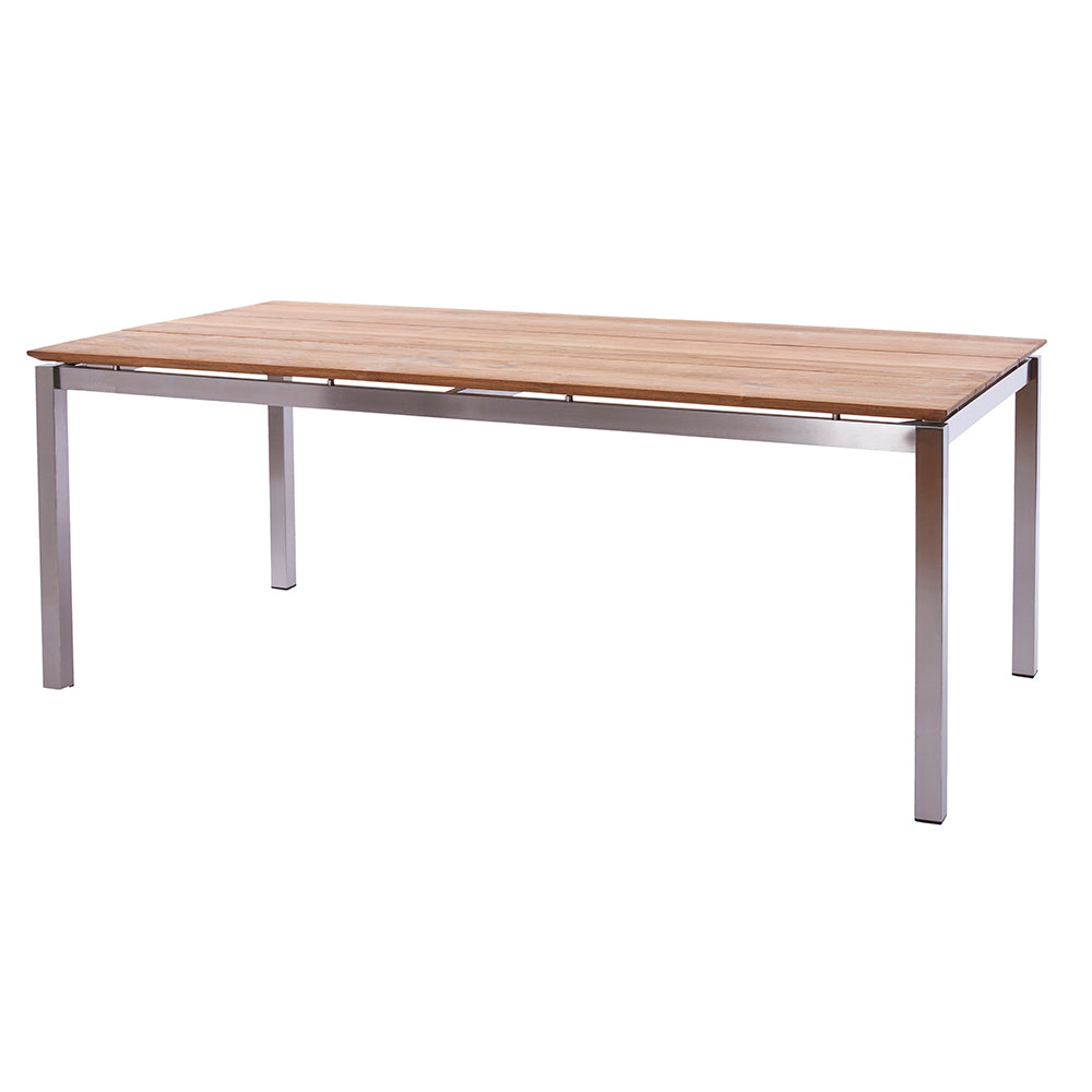 San Marino Tischplatte 200x100cm 3 Planken/Recycled Teak