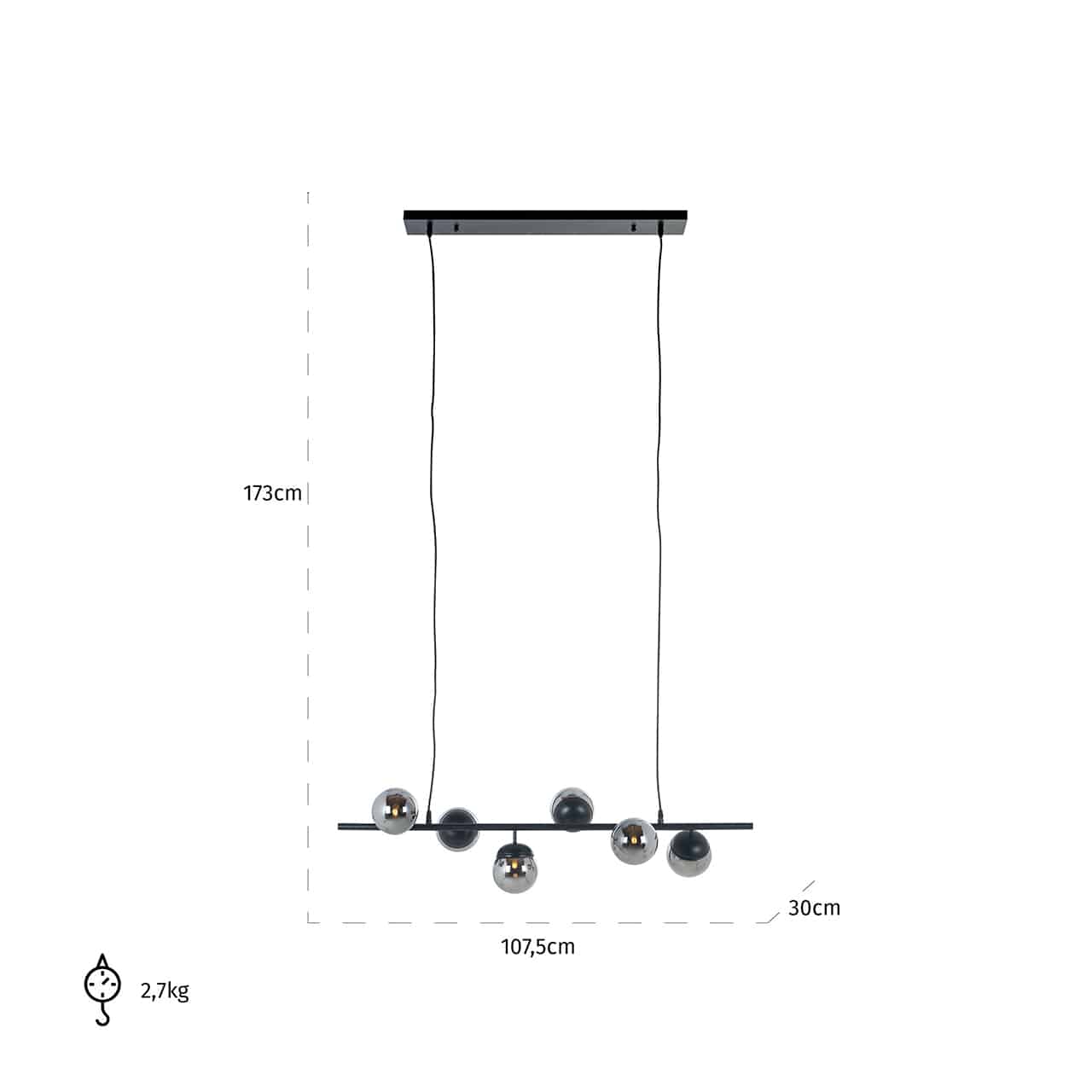 Hanging Lamp Bente pinkhl-0144richmond