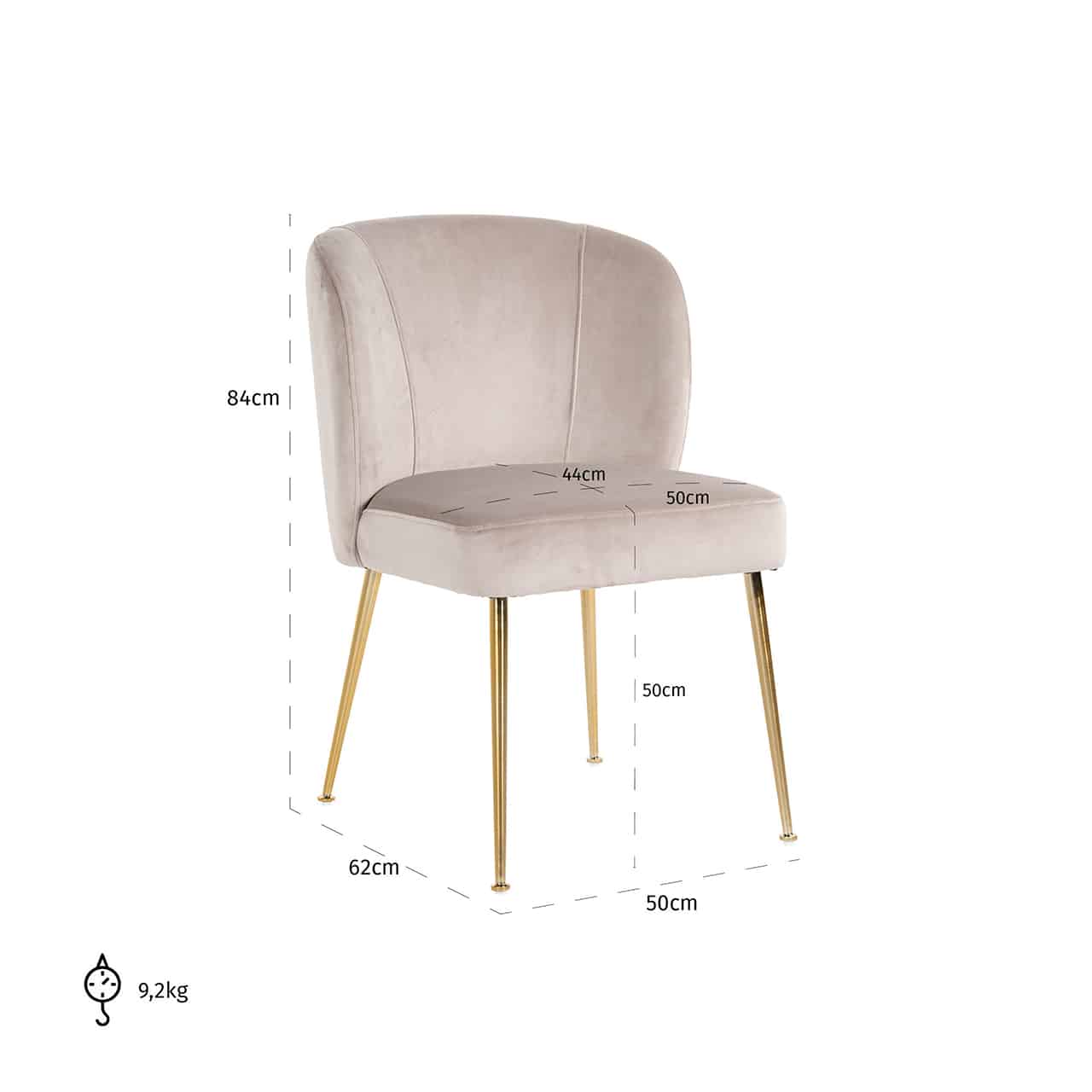 Chair Indigo white bouclés4497-white-bouclerichmond