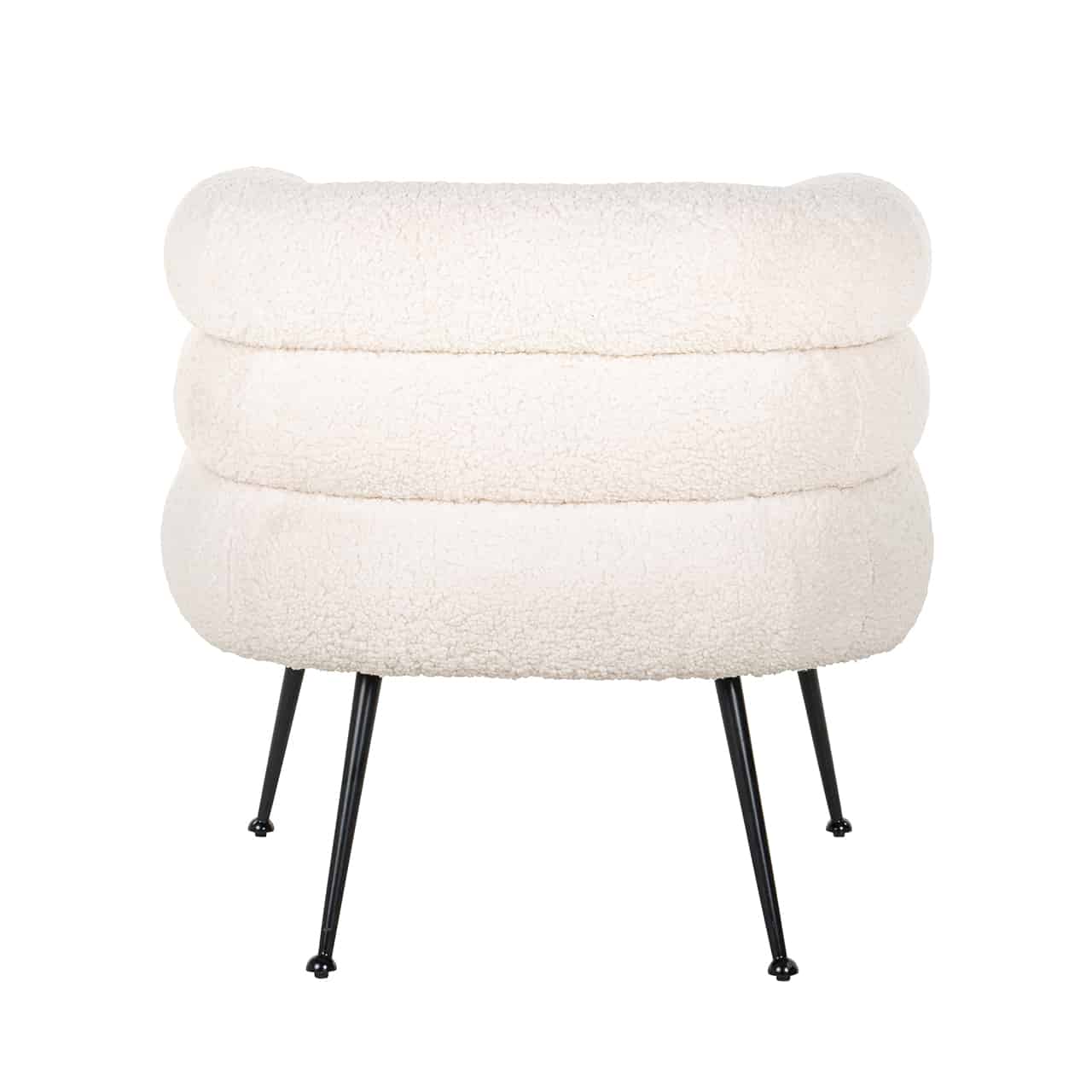 Easy Chair Amelia white faux Sheep / blacks4520-whiterichmond