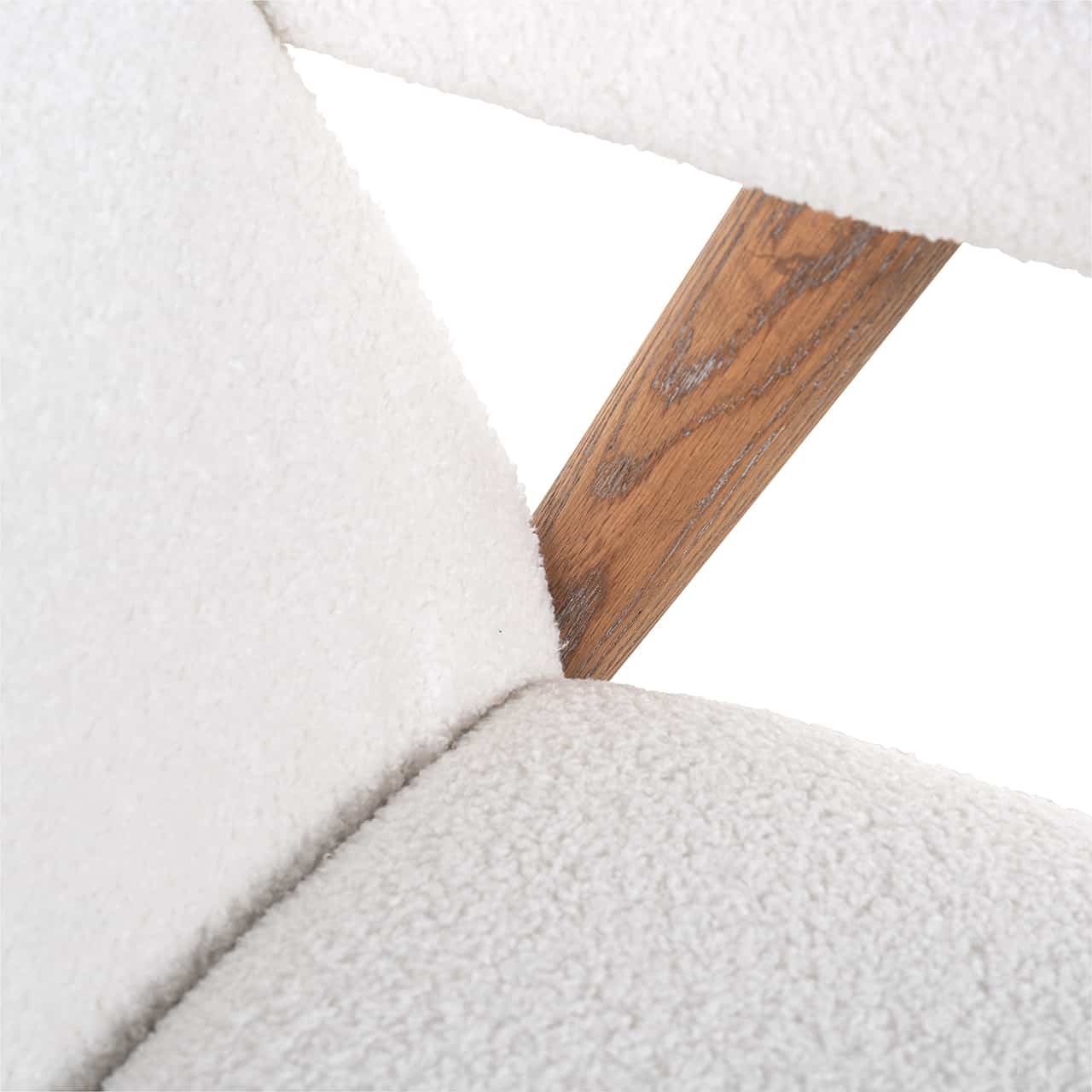 Easy chair Bono white furry fire retardants4568-fr-white-furryrichmond