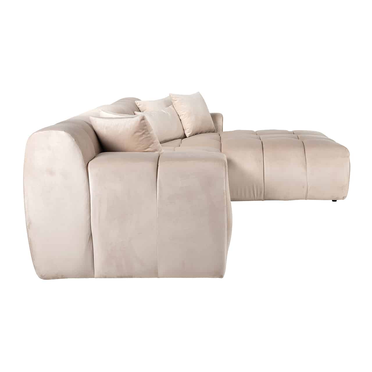 Sofa Cube 3 seater + lounge rights5137-sand-velvetrichmond