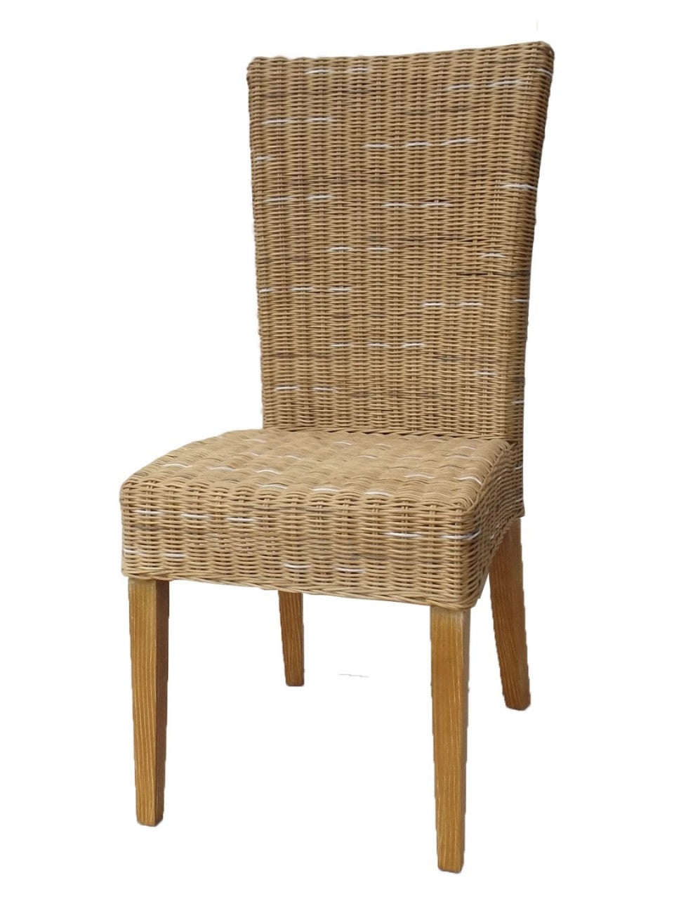Esszimmer Stuhl Rattanstuhl Cardine mit/ohne Sitzkissen braun oder weiß