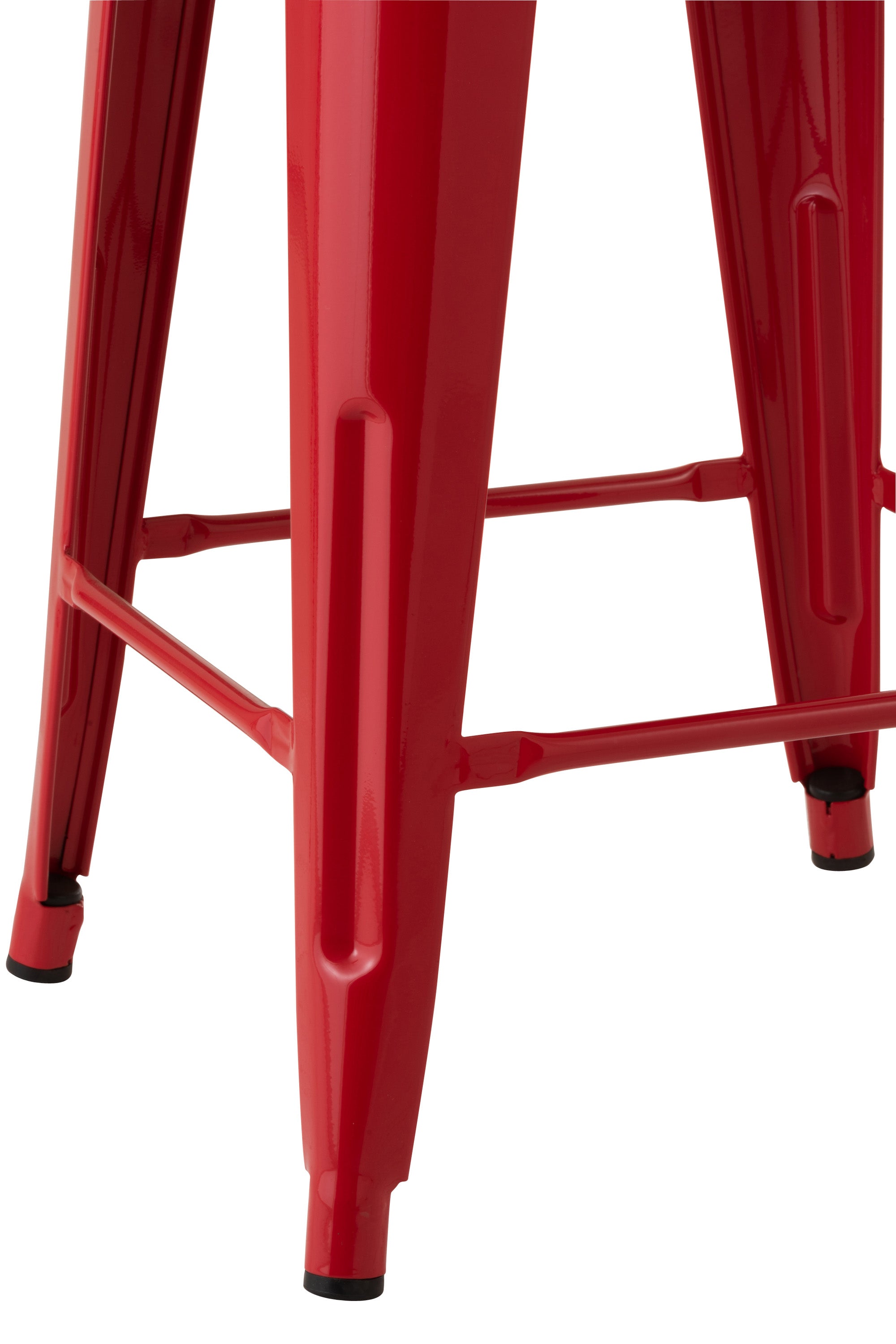 HOCKER BISTRO METALL ROT